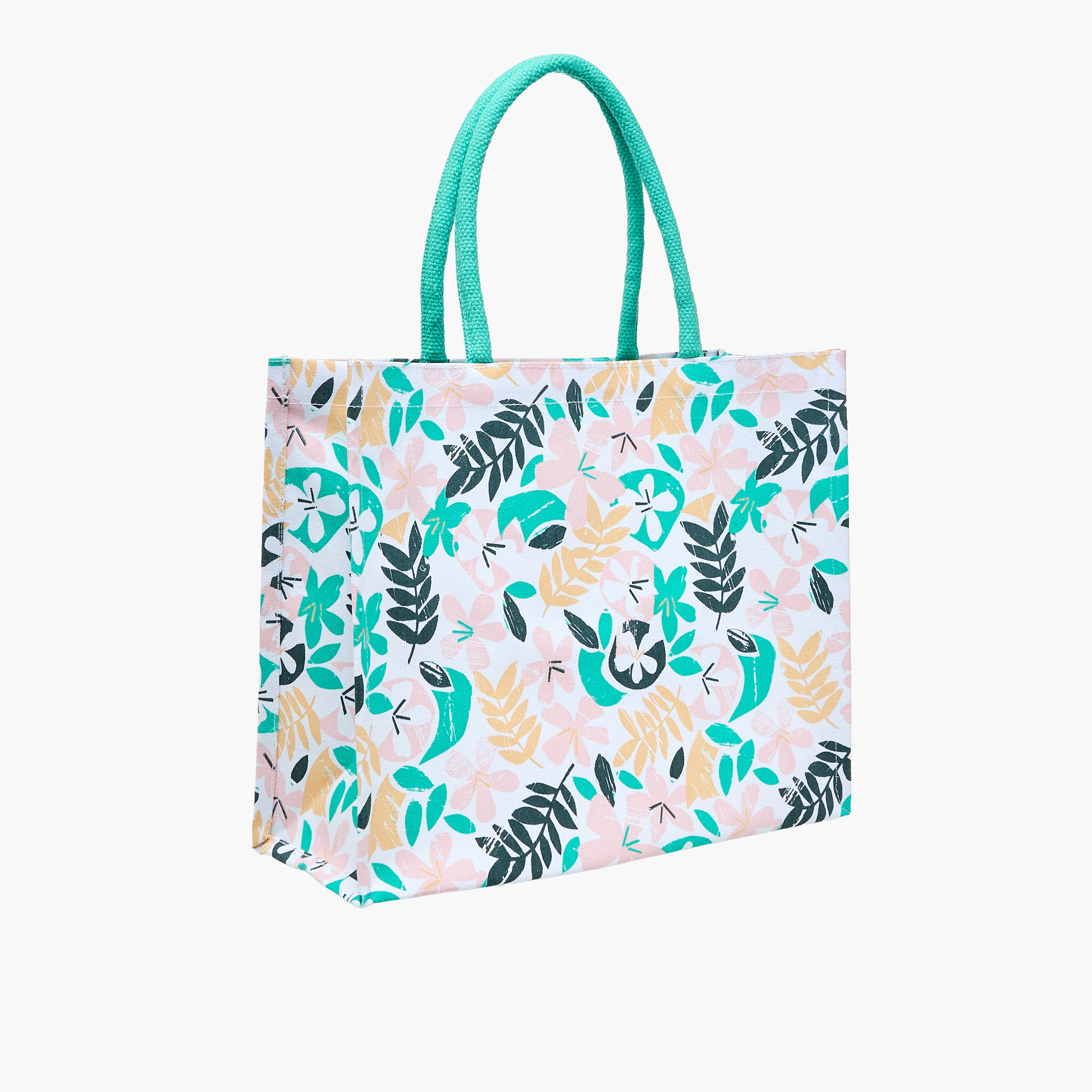 شنطة توت بمقبض مزدوج وطبعات زهرية-women-bagsandwallets-handbags-image-4
