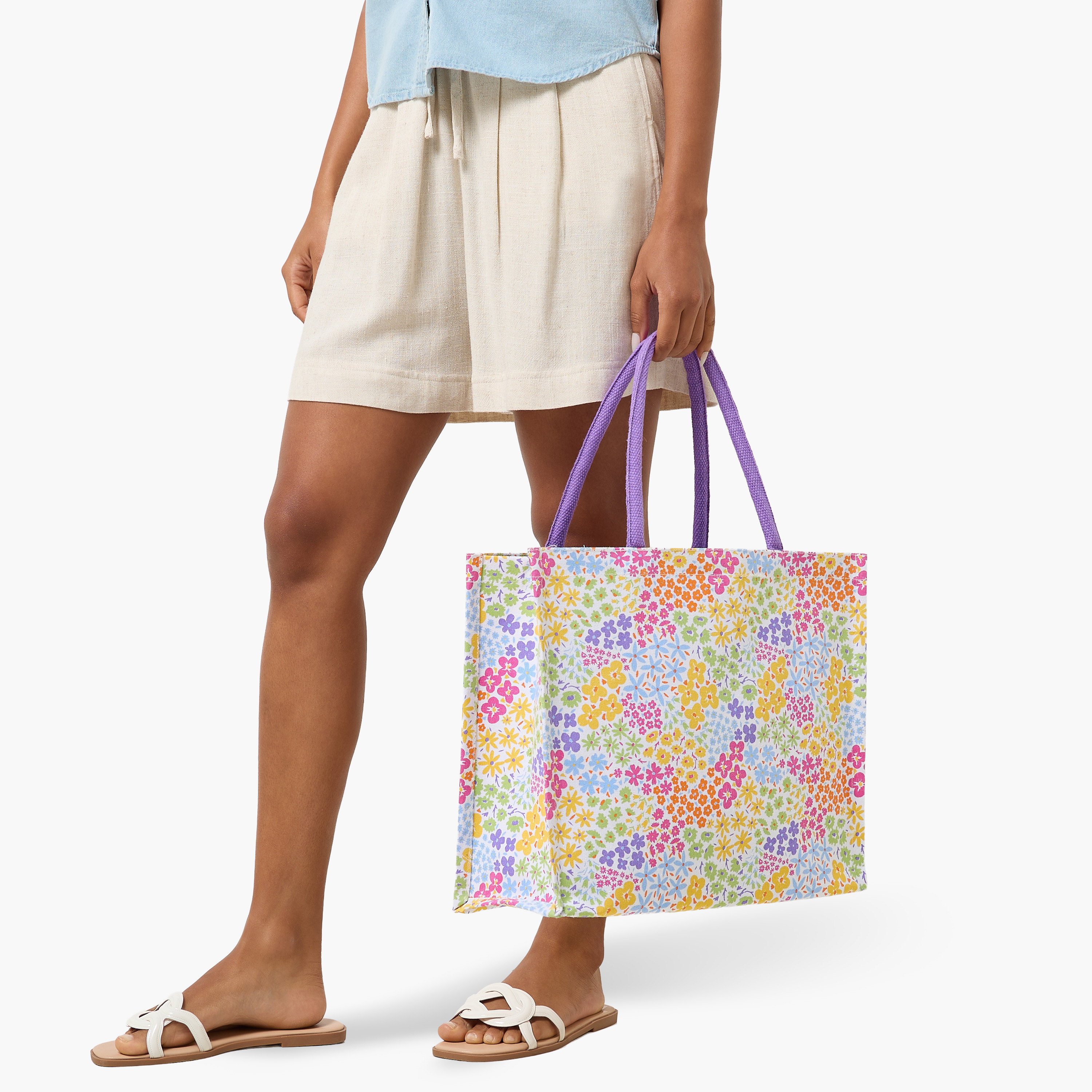شنطة توتي بمقابض مزدوجة وطبعات زهرية-women-bagsandwallets-handbags-image-2