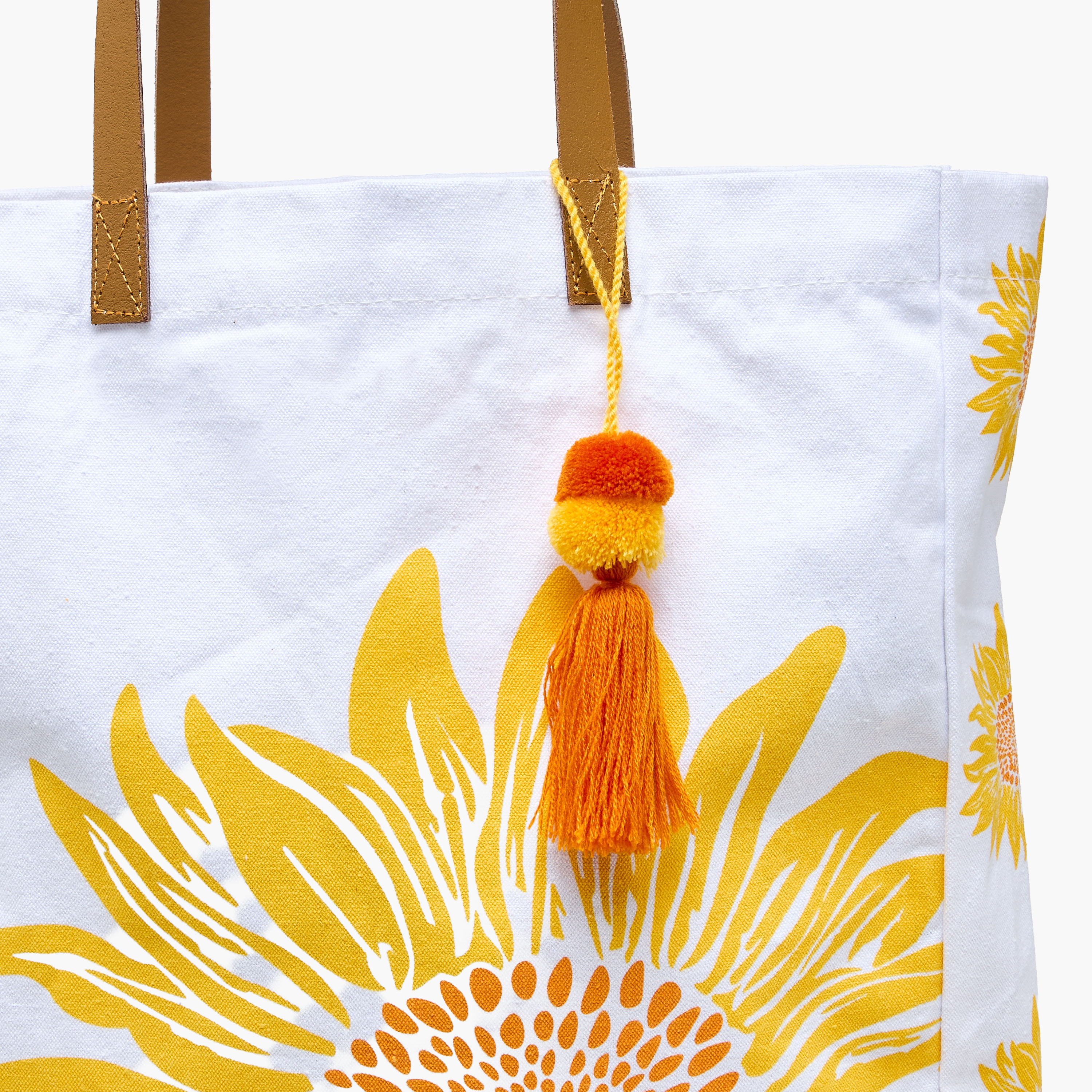 Sunflower Print Tote Bag with Double Handle-women-bagsandwallets-handbags-image-5