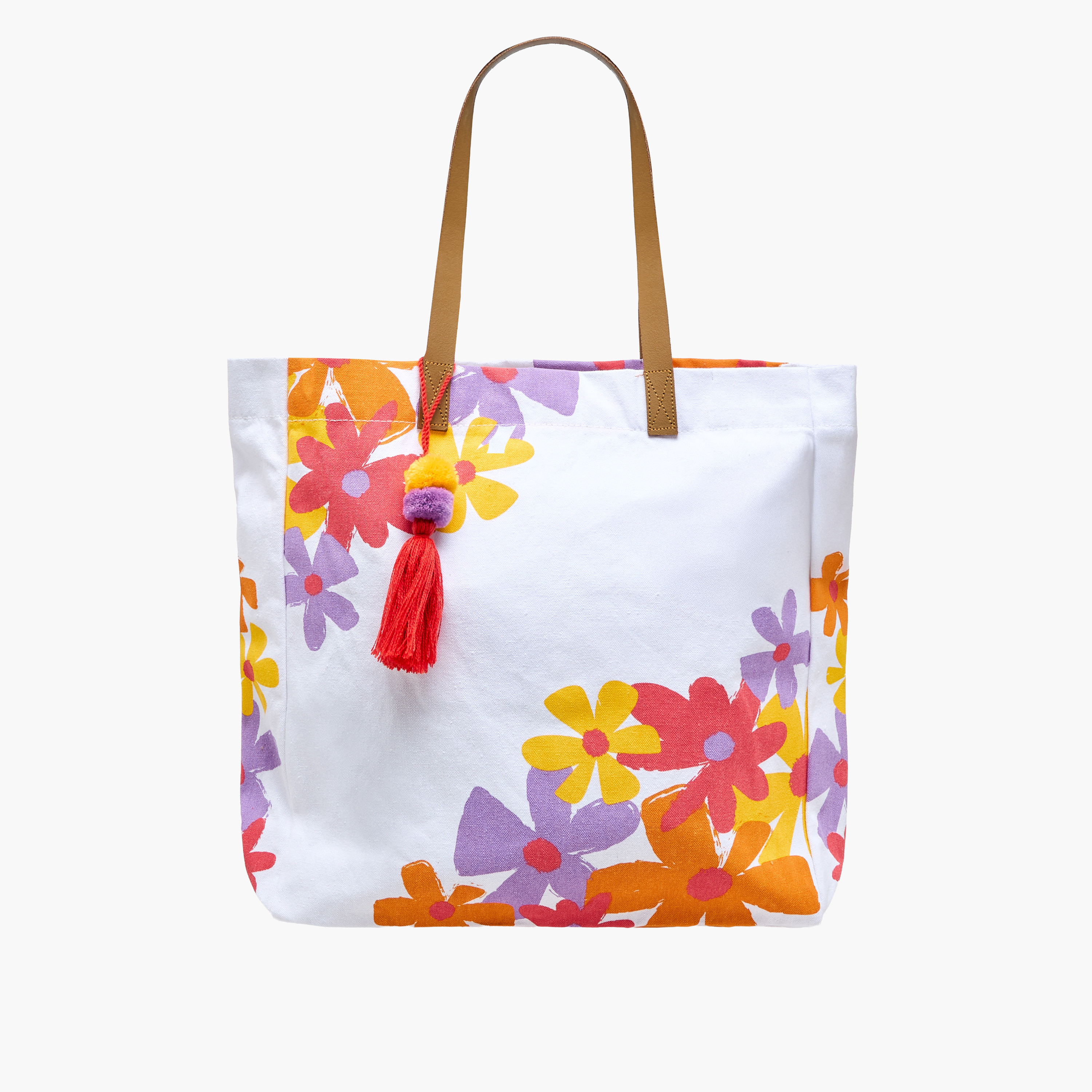 Floral Print Tote Bag with Double Handle-women-bagsandwallets-handbags-image-1