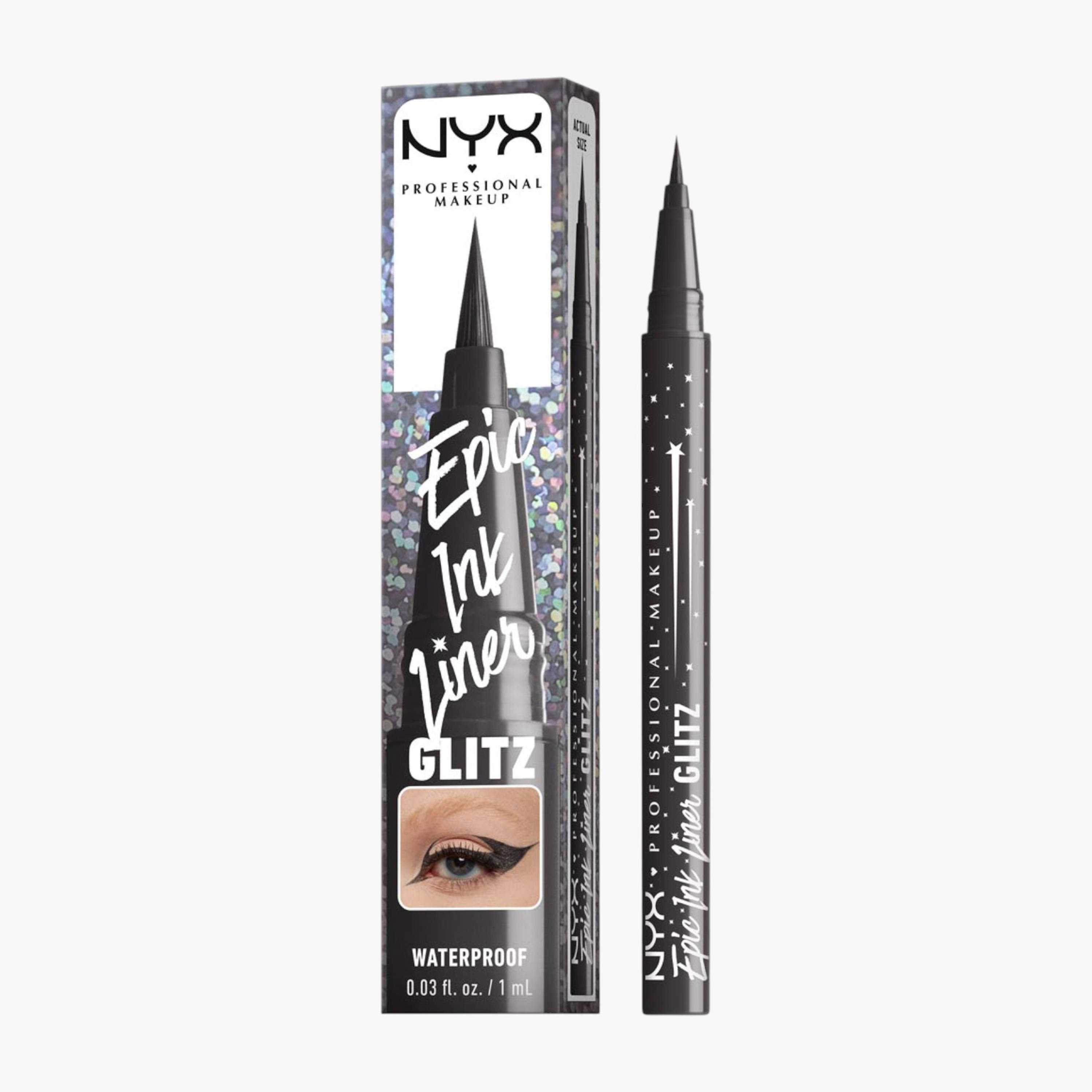 NYX Professional Make Up Glitter Liquid Eyeliner Pen-beautyandpersonalcare-makeup-eyes-eyeliners-image-1