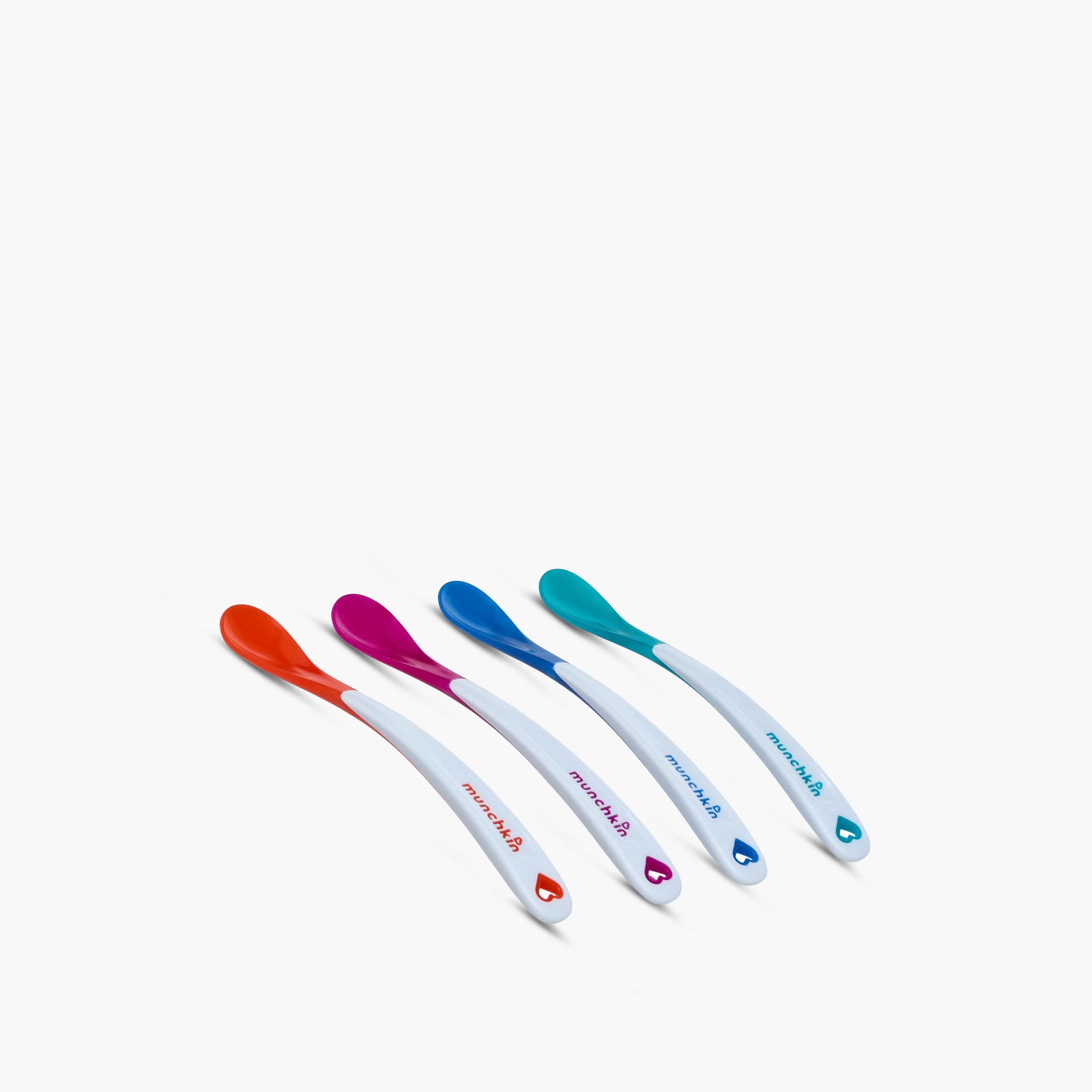Pack of 4 Munchkin White Hot Safety Spoons-baby-feeding-mealtimeessentials-image-2