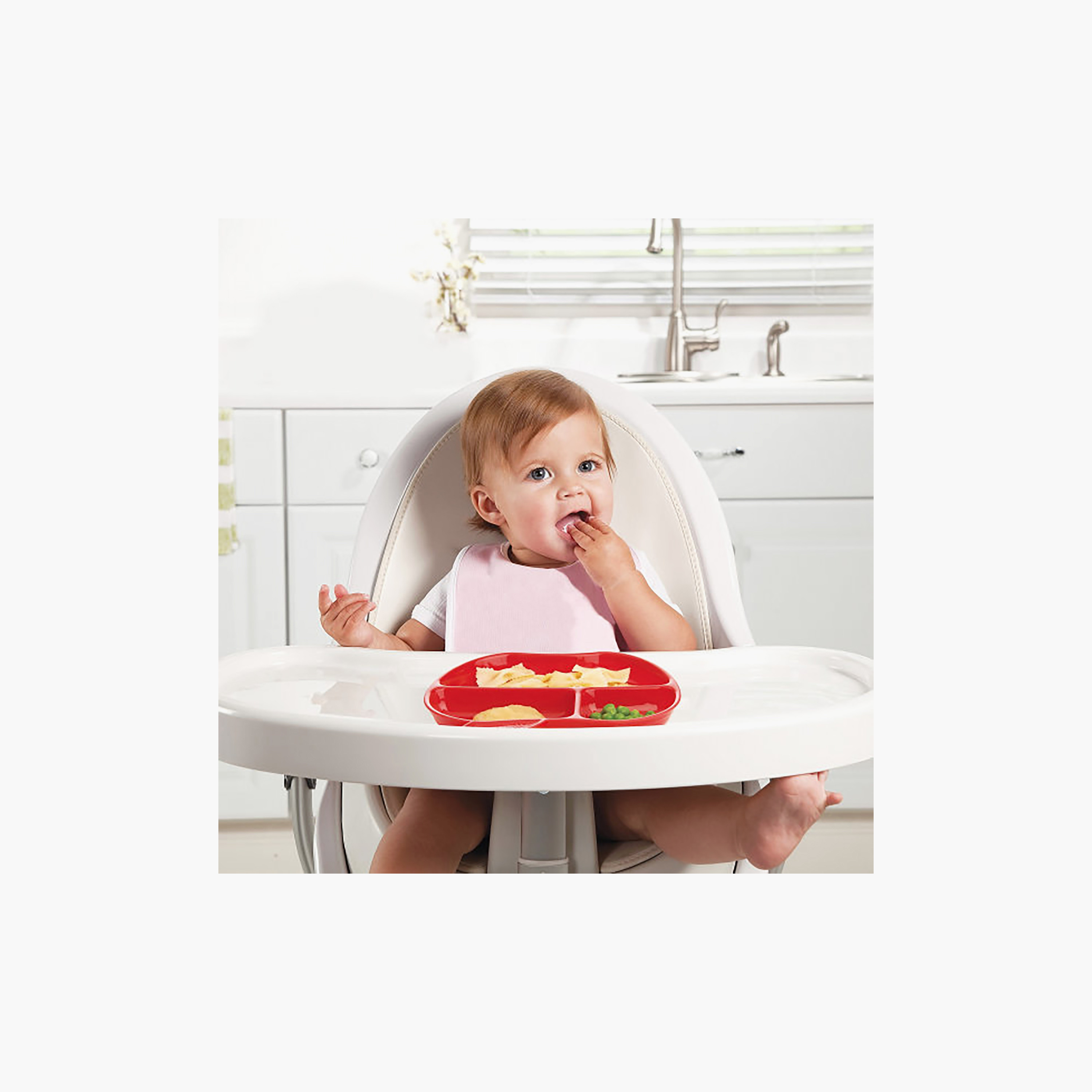Pack of 3 Munchkin Divided Plate, Apple Shape-baby-feeding-mealtimeessentials-image-7