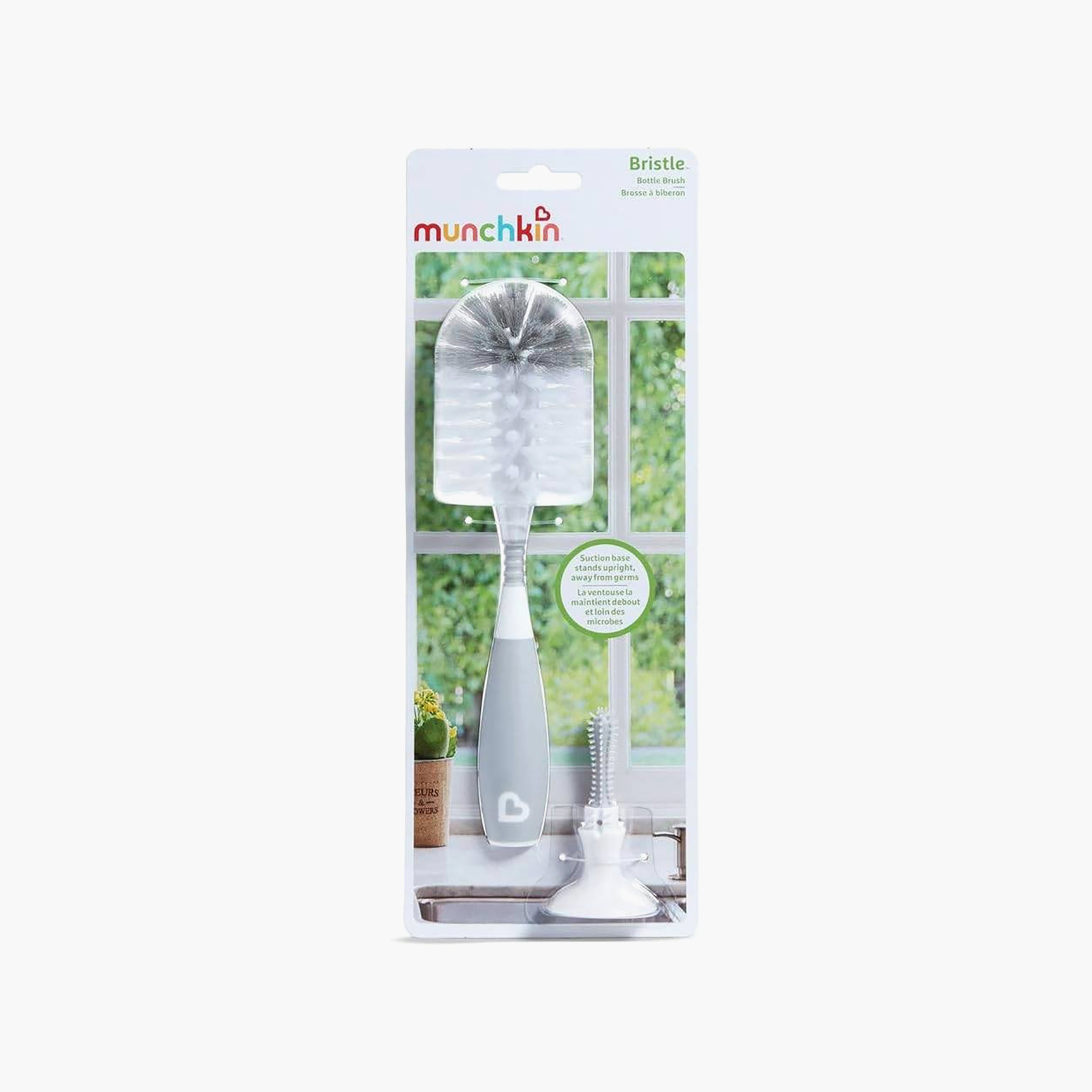 Munchkin Bottle and Teat Cleaning Brush, Suction Base-baby-feeding-accessories-image-4