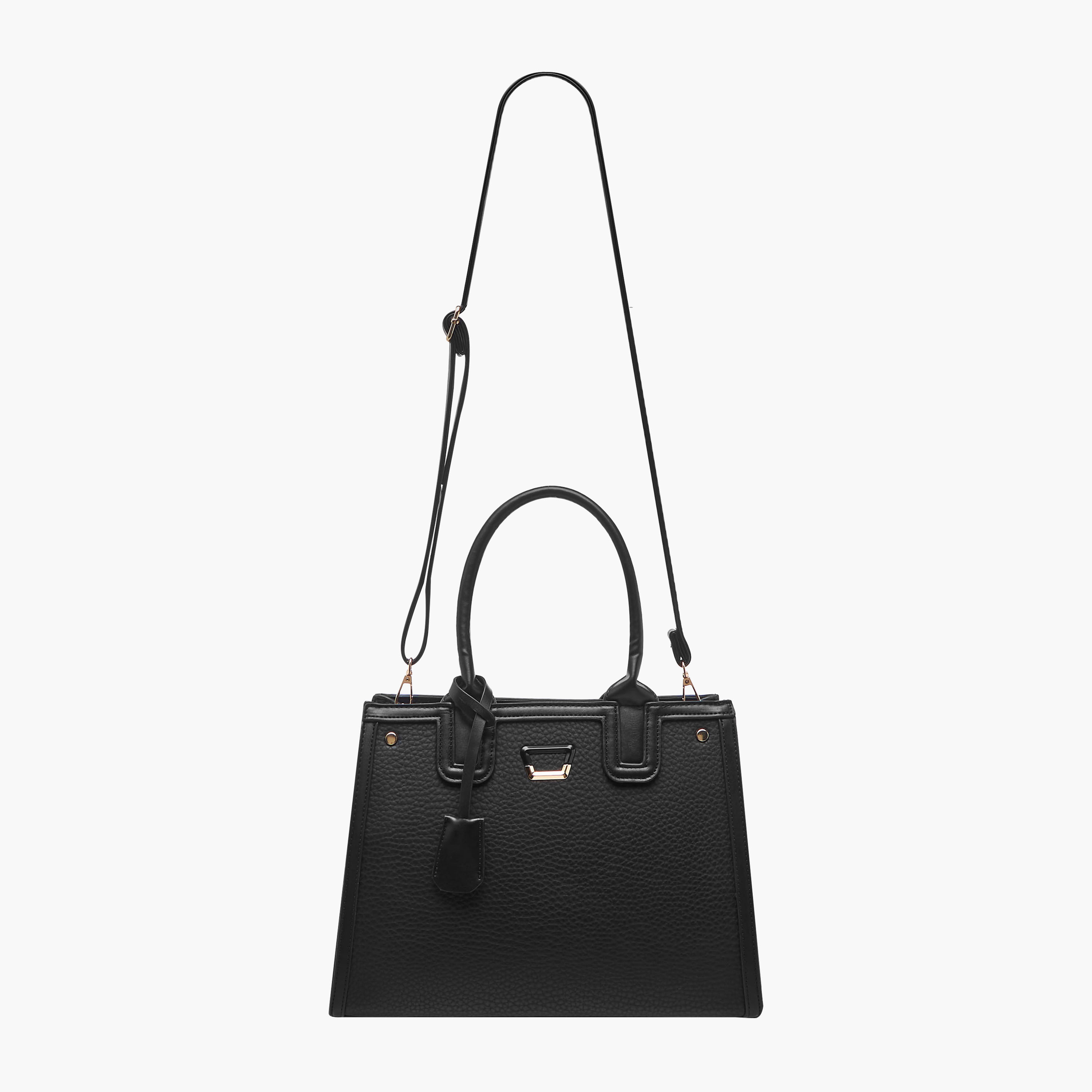 Sasha Textured Tote Bag with Crossbody Bag and Zip Around Wallet-women-bagsandwallets-handbags-image-4