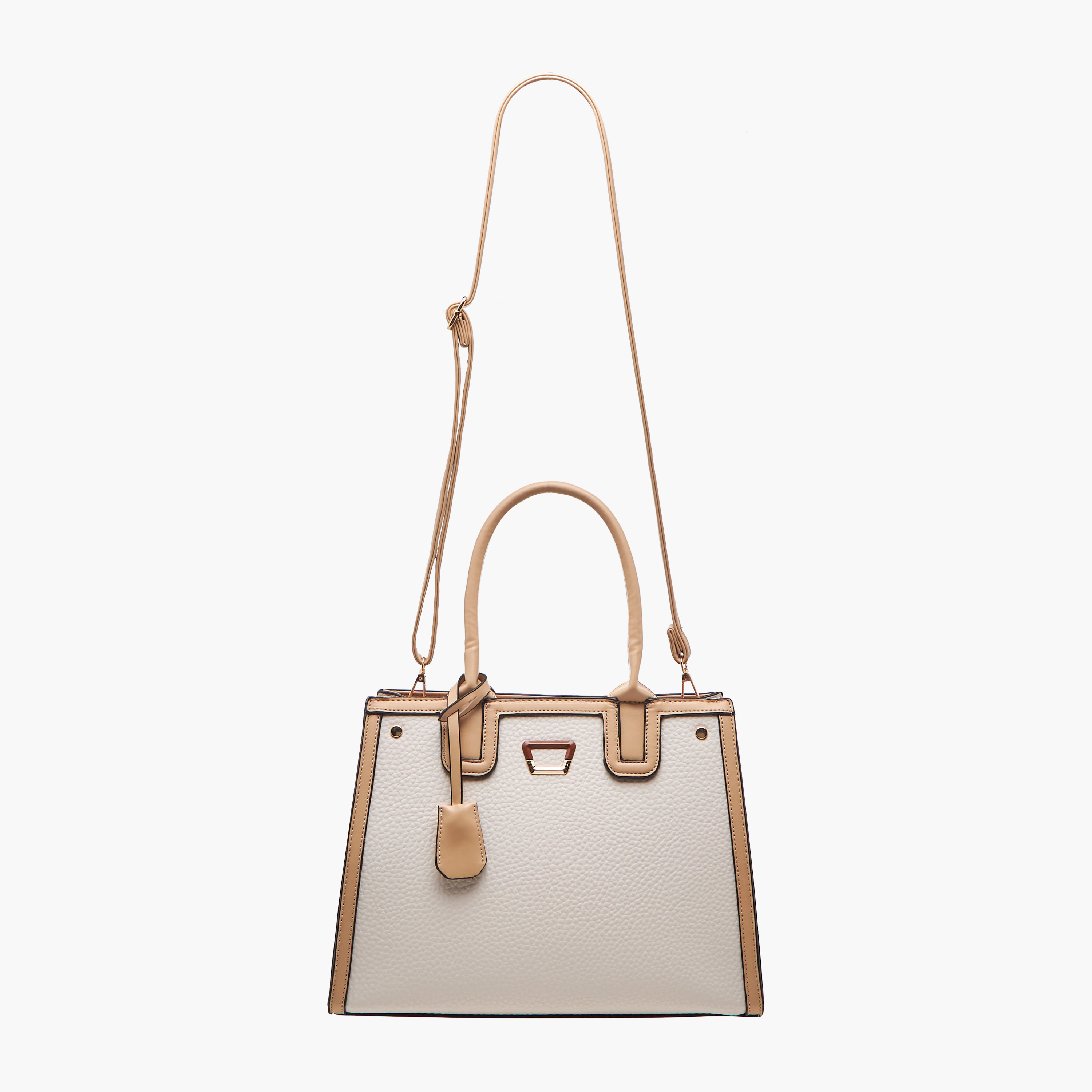شنطة توتي بارزة الملمس مع شنطة كروس بودي ومحفظة بسحاب من ساشا-women-bagsandwallets-handbags-image-4
