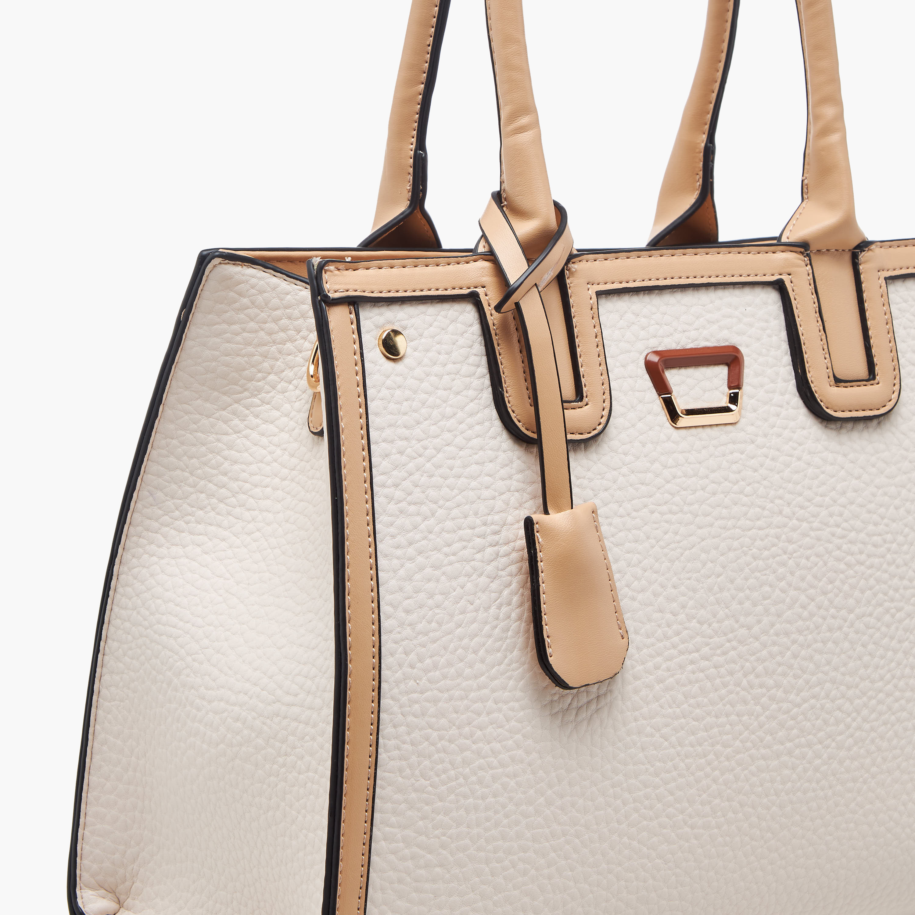 شنطة توتي بارزة الملمس مع شنطة كروس بودي ومحفظة بسحاب من ساشا-women-bagsandwallets-handbags-image-7