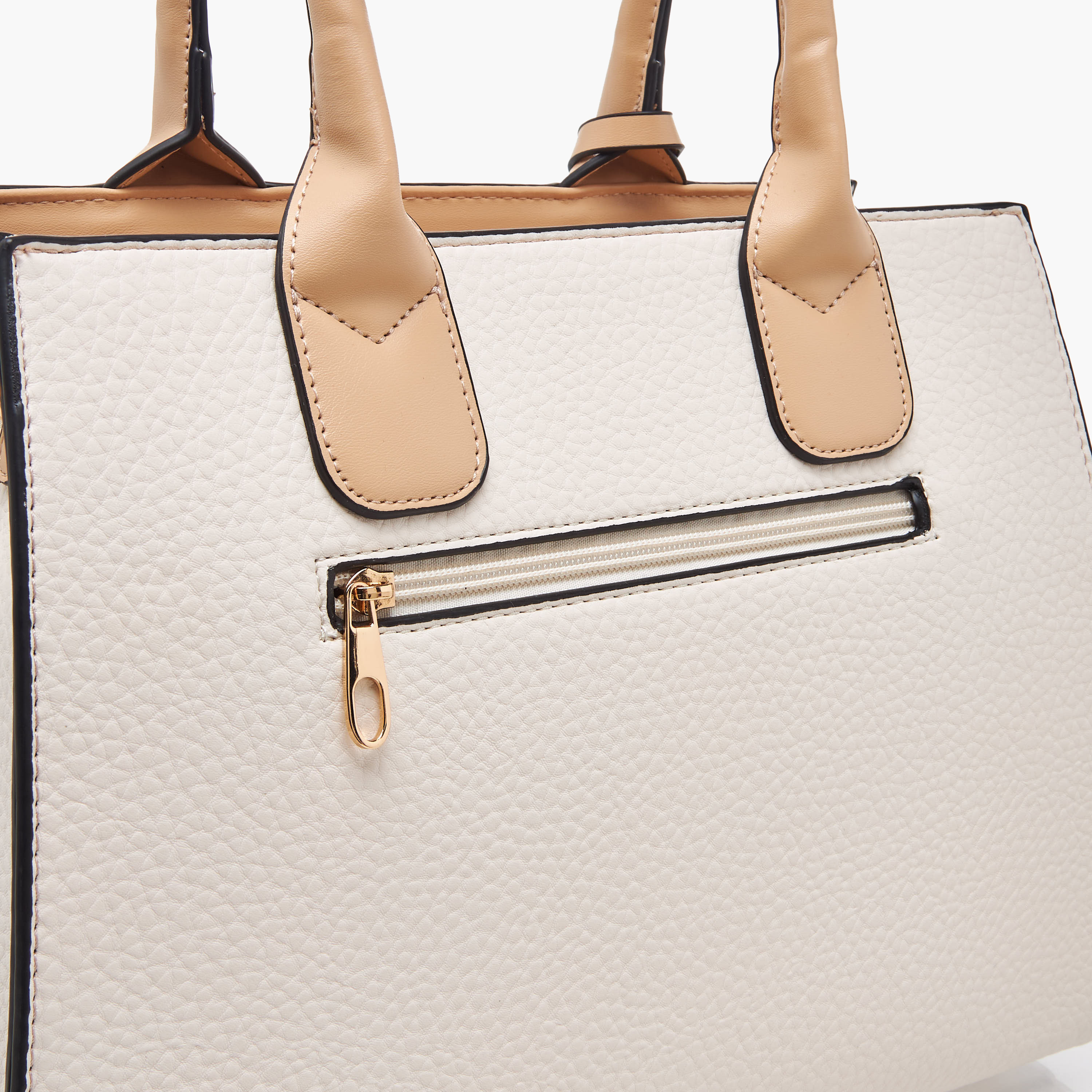 شنطة توتي بارزة الملمس مع شنطة كروس بودي ومحفظة بسحاب من ساشا-women-bagsandwallets-handbags-image-9