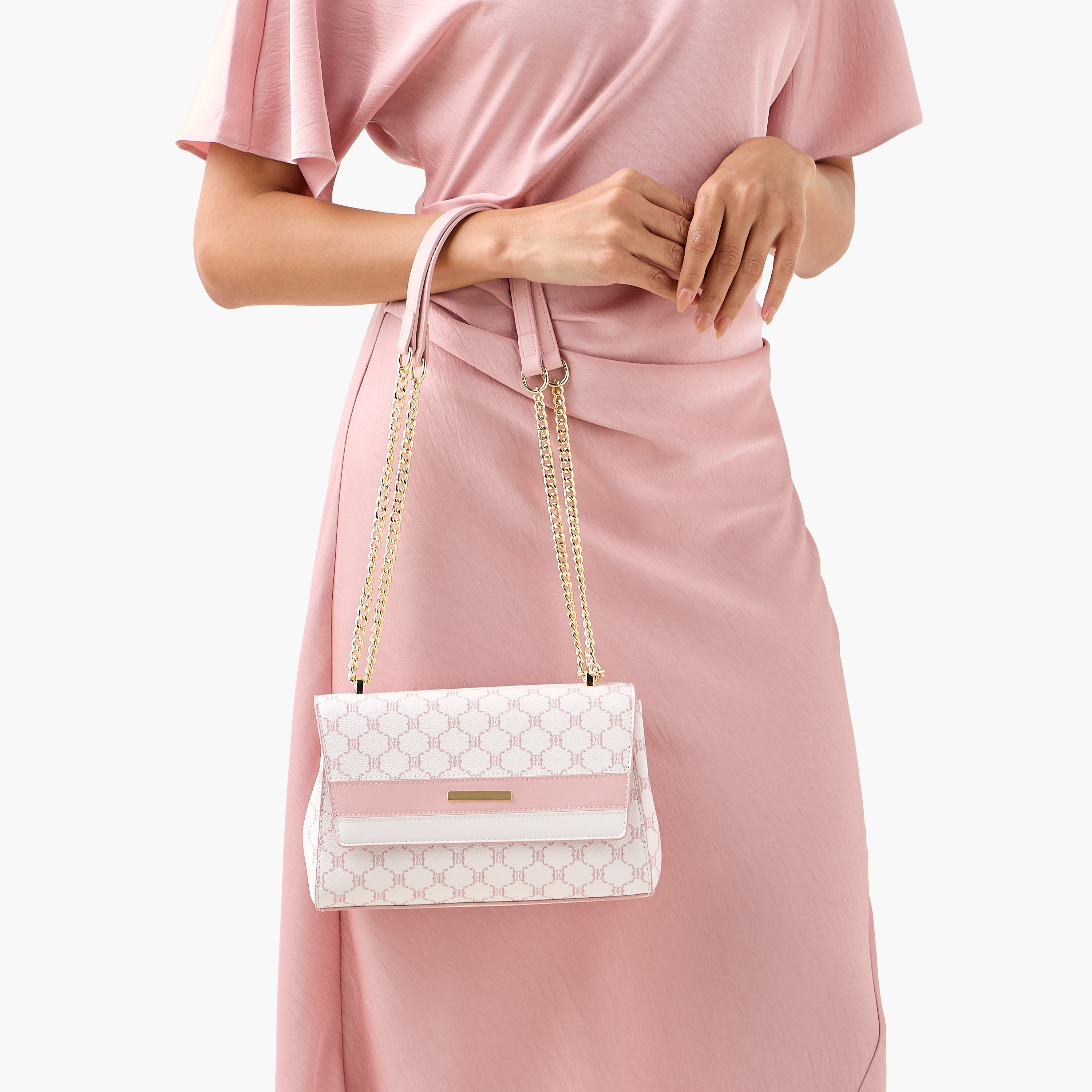 Sasha Kodes Printed Crossbody Bag with Chain Strap-women-bagsandwallets-handbags-image-2
