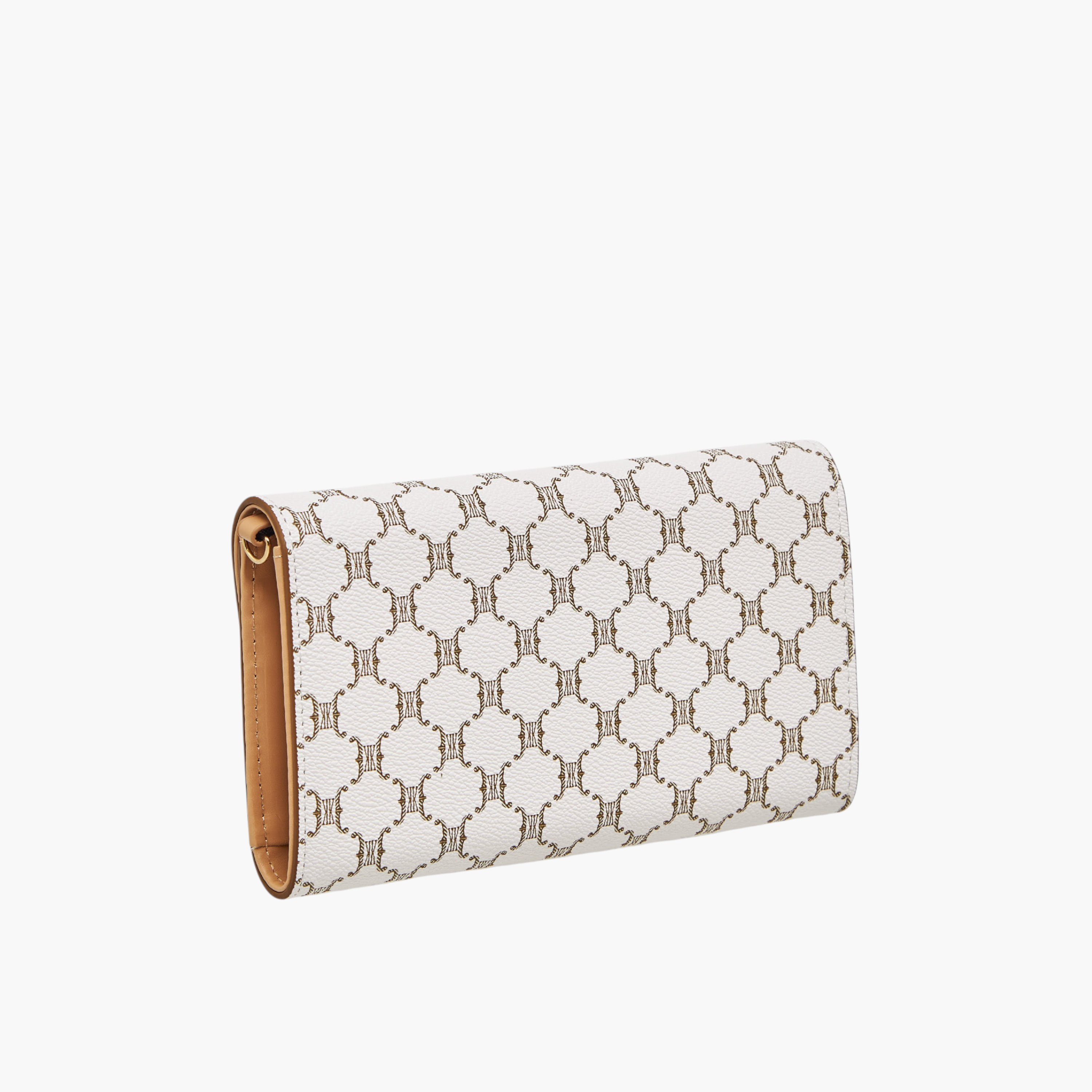 Sasha Kodes Monogram Print Crossbody Bag with Chain Strap-women-bagsandwallets-handbags-image-4