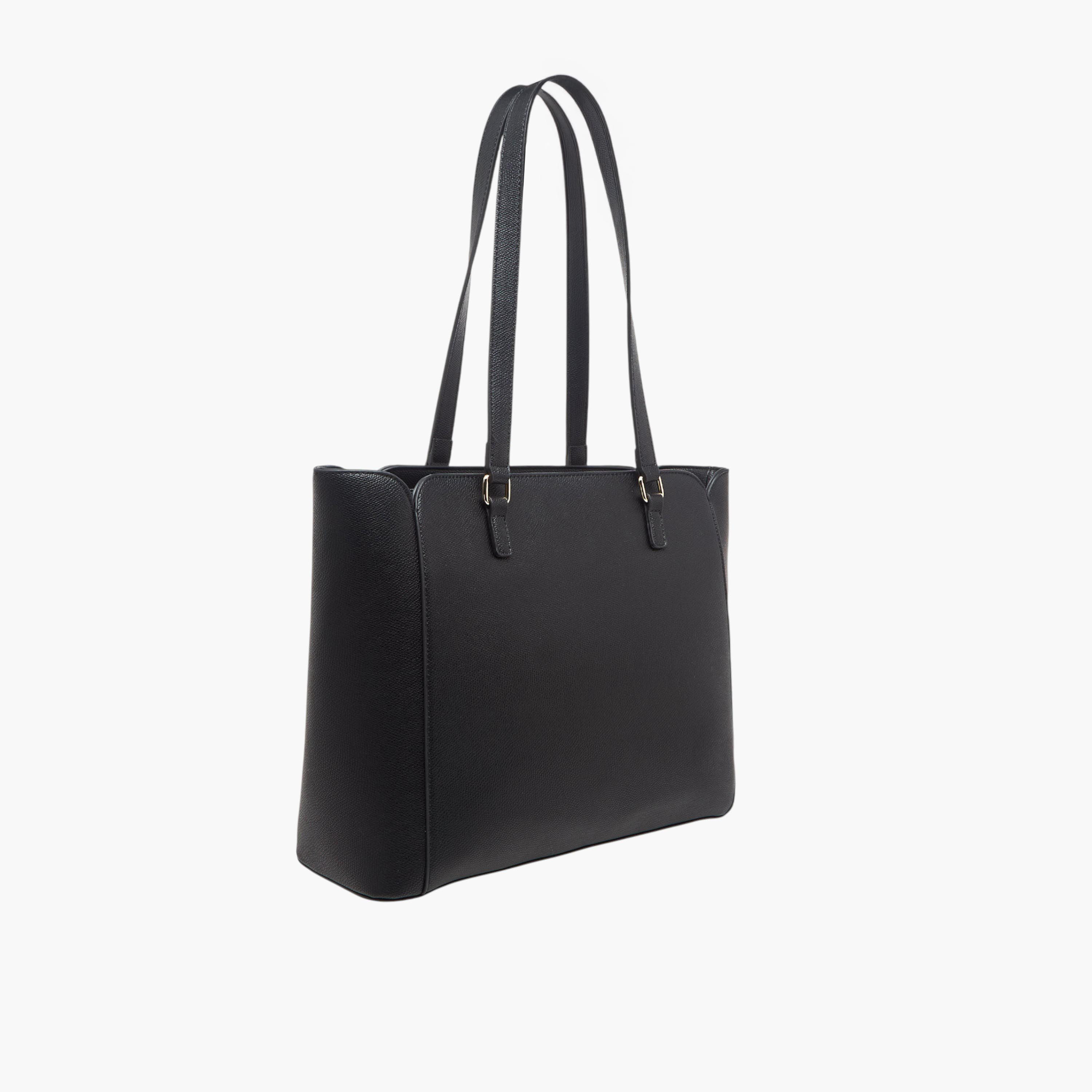 Sasha Kodes Textured Tote Bag with Double Handles-women-bagsandwallets-handbags-image-4