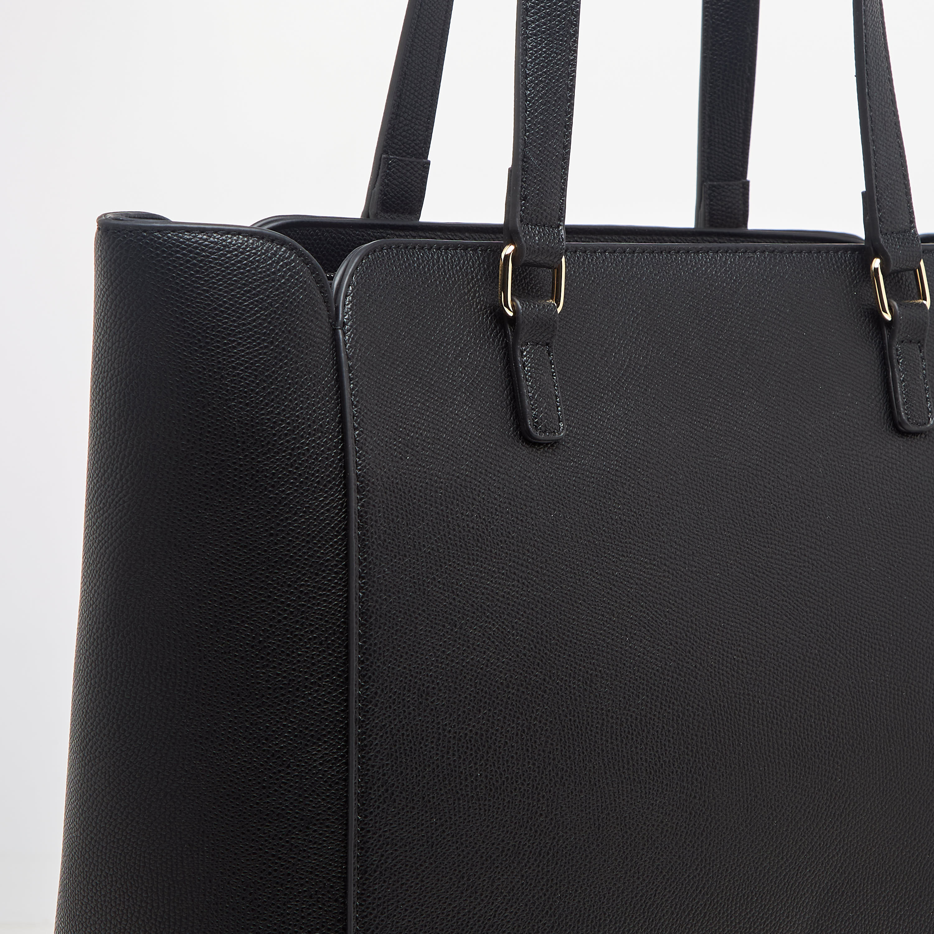 Sasha Kodes Textured Tote Bag with Double Handles-women-bagsandwallets-handbags-image-6