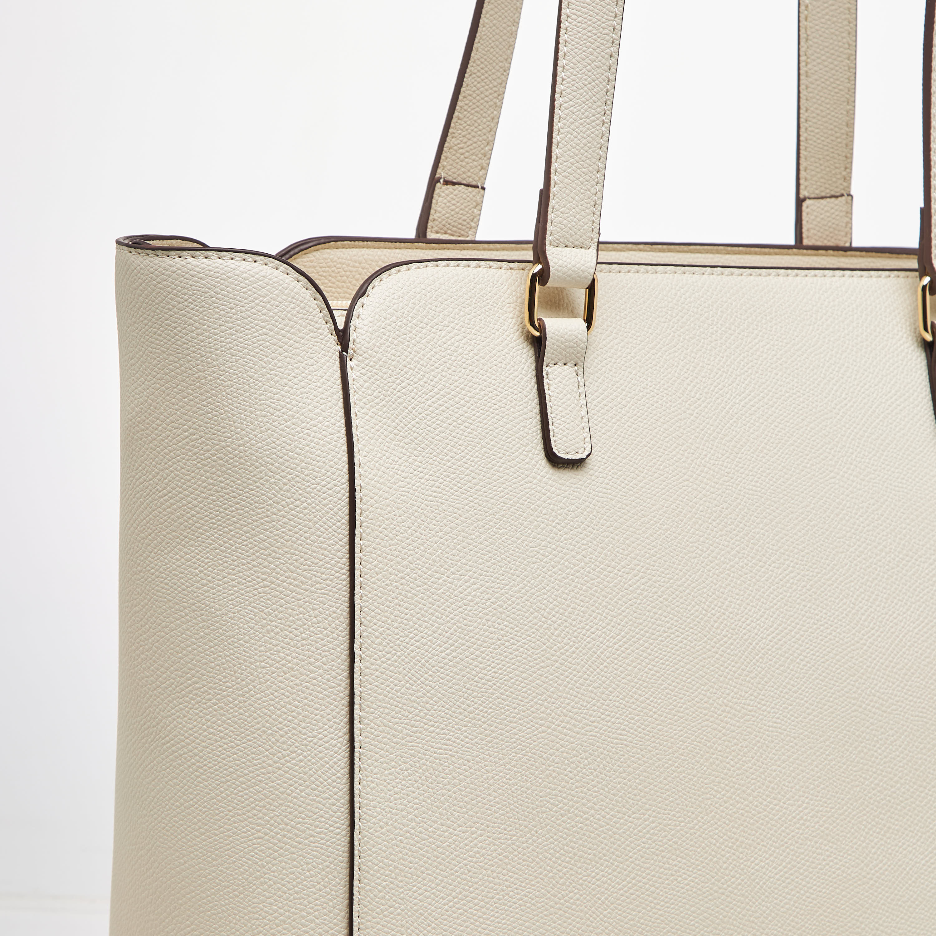 Sasha Kodes Textured Tote Bag with Double Handles-women-bagsandwallets-handbags-image-6