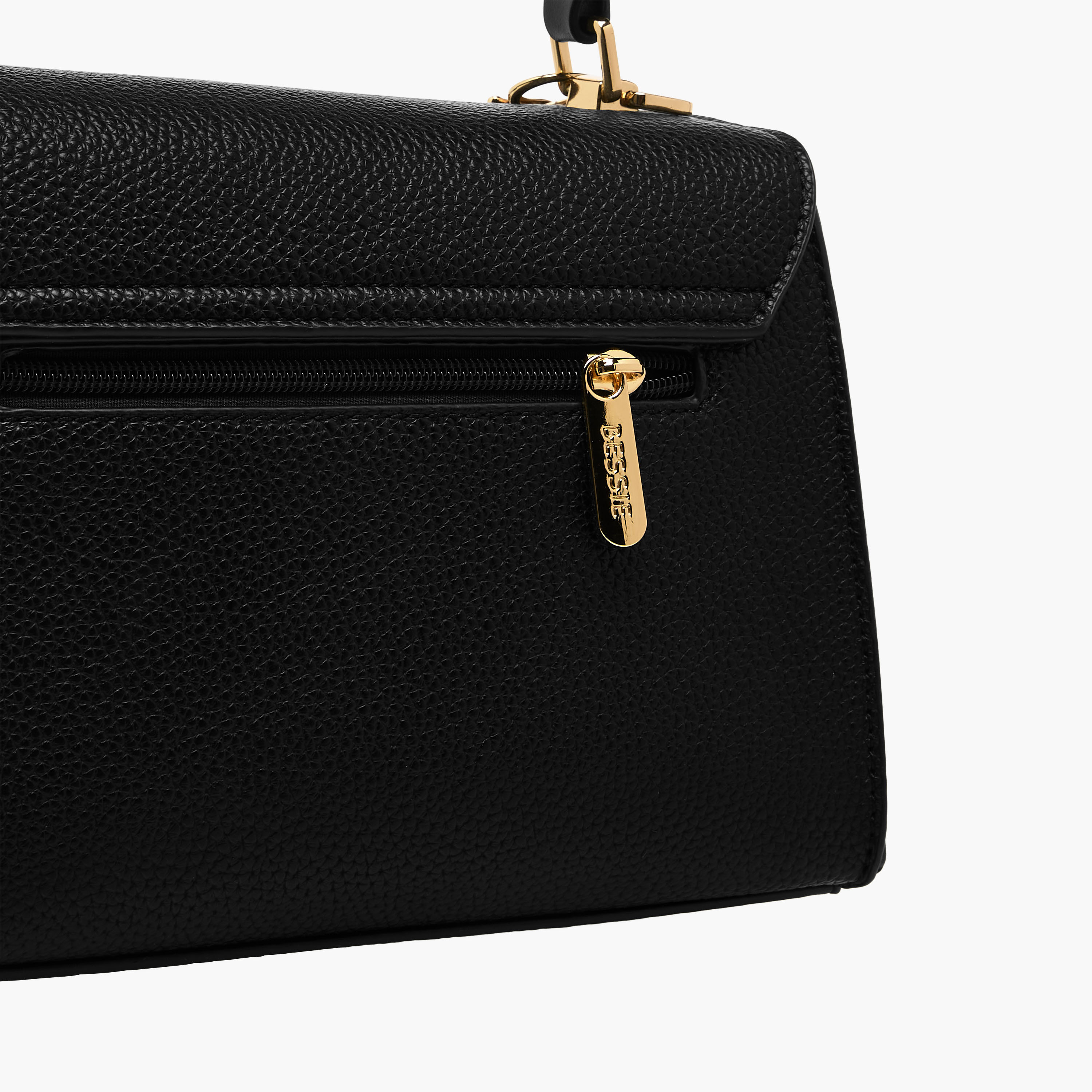 Bessie London Textured Crossbody Bag with Charm Detail-women-bagsandwallets-handbags-image-6