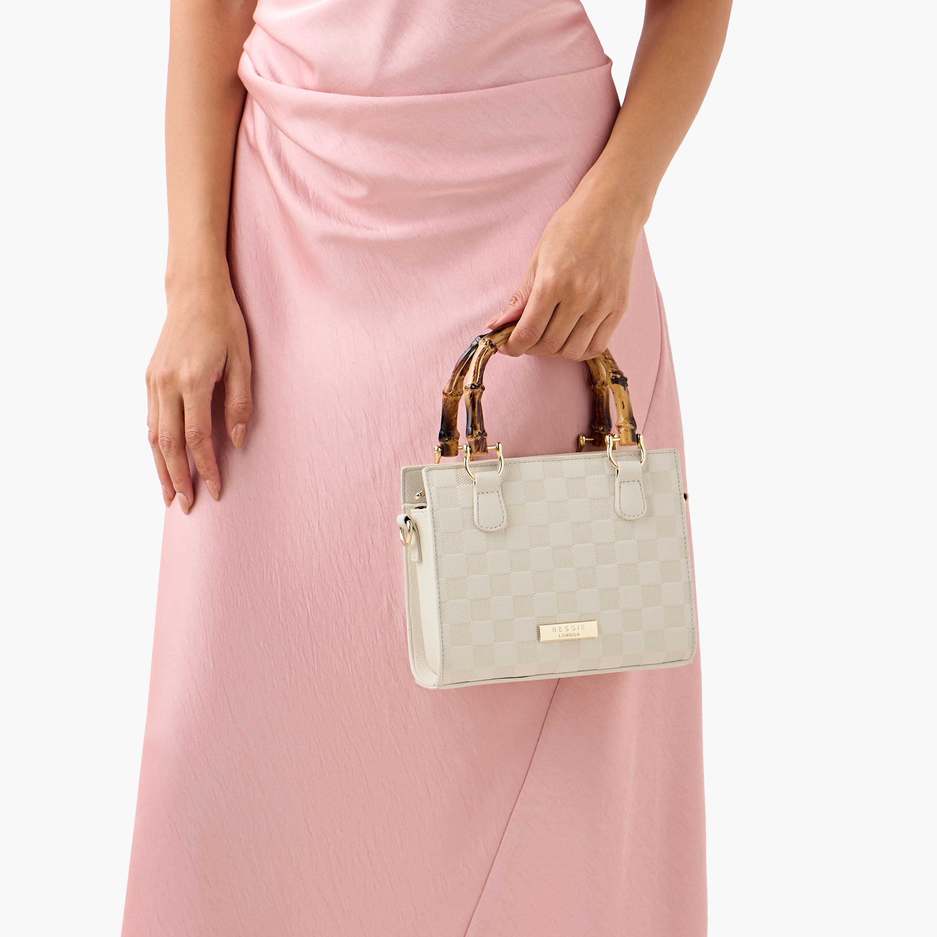 Bessie London Textured Tote Bag with Detachable Strap-women-bagsandwallets-handbags-image-2