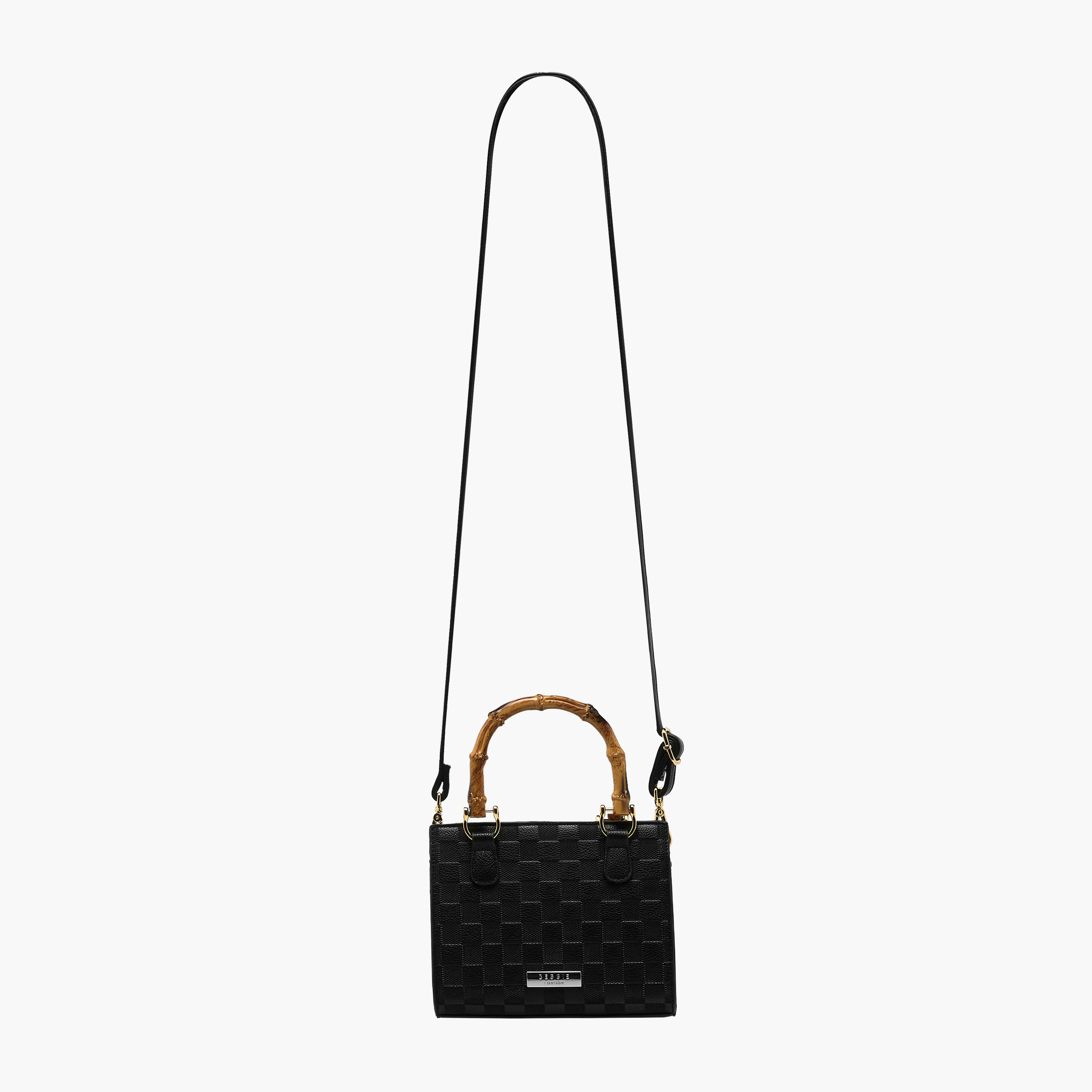 Bessie London Textured Tote Bag with Detachable Strap-women-bagsandwallets-handbags-image-3