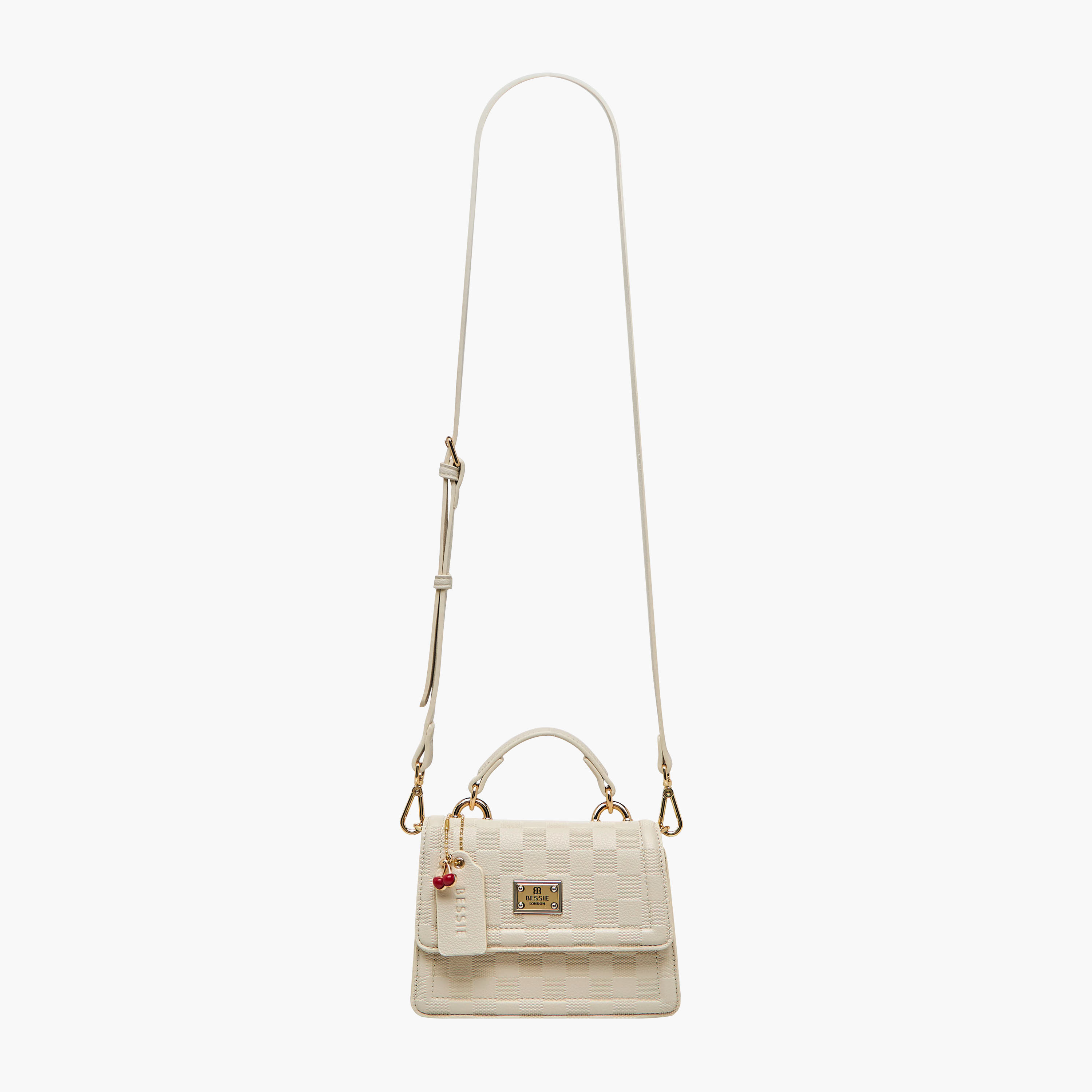 شنطة كروس بودي بارزة الملمس بحزام قابل للفصل من بيسي لندن-women-bagsandwallets-handbags-image-3