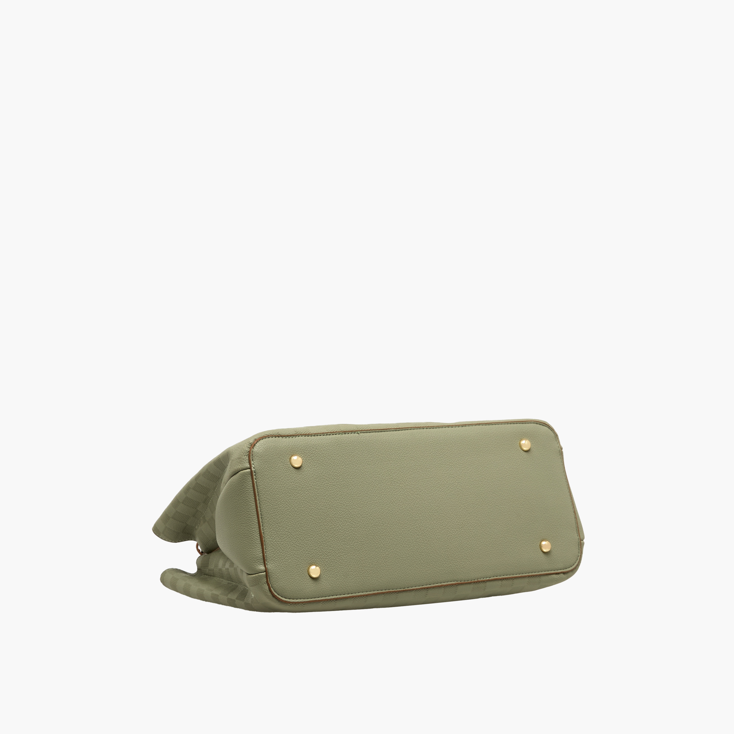 Bessie London Checked Tote Bag with Detachable Strap-women-bagsandwallets-handbags-image-7