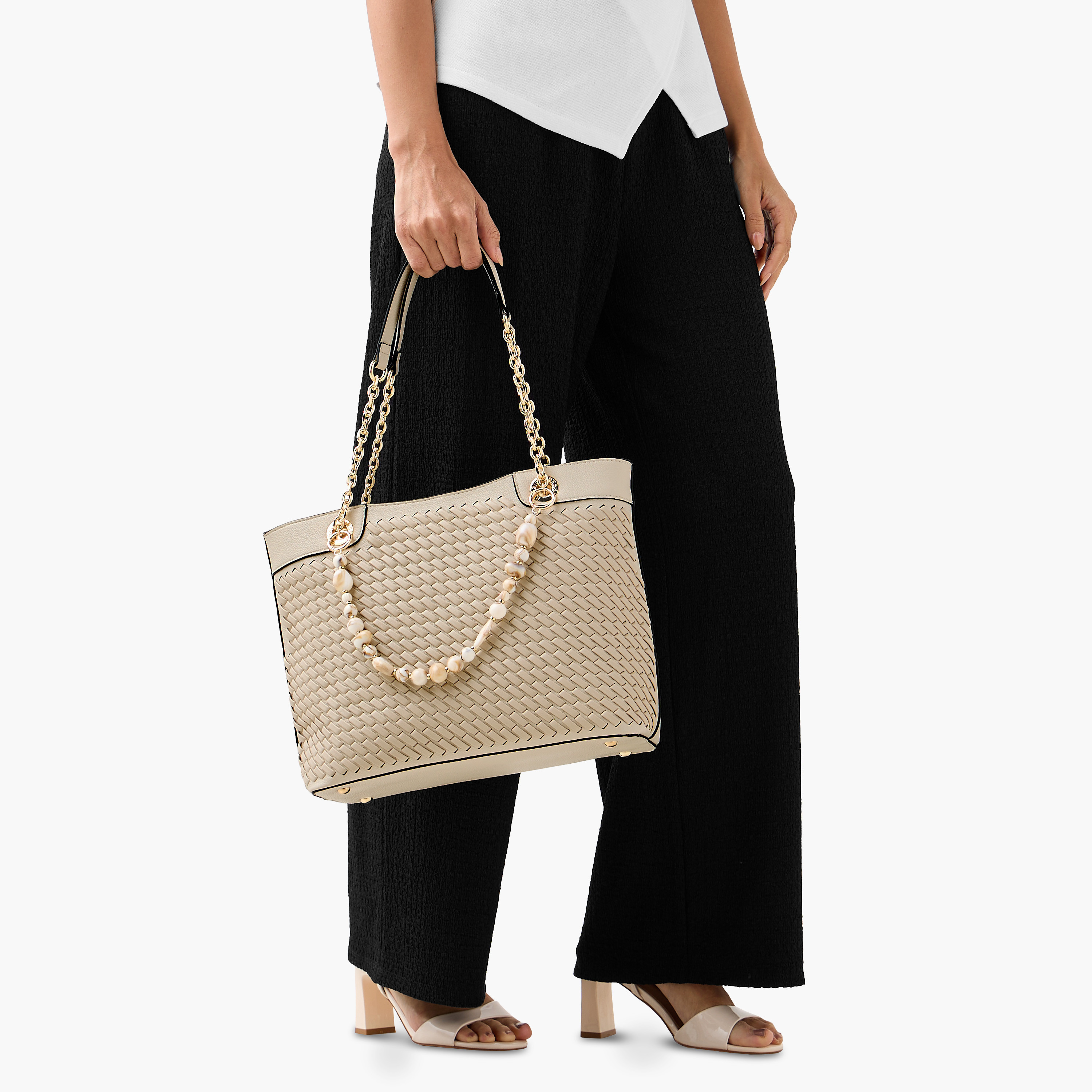 شنطة توتي بارزة الملمس مع شنطة صغيرة من بيسي لندن-women-bagsandwallets-handbags-image-2