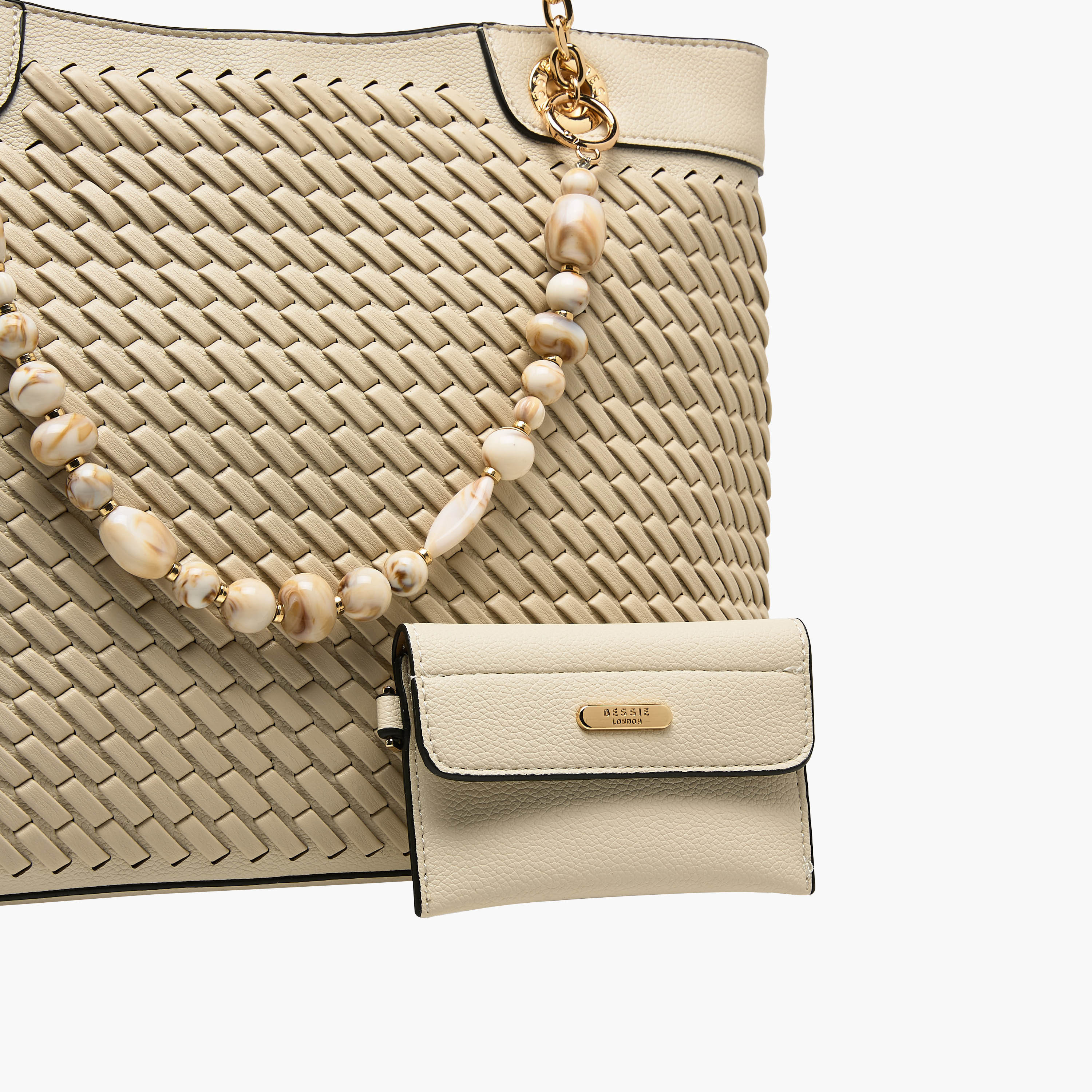 شنطة توتي بارزة الملمس مع شنطة صغيرة من بيسي لندن-women-bagsandwallets-handbags-image-6
