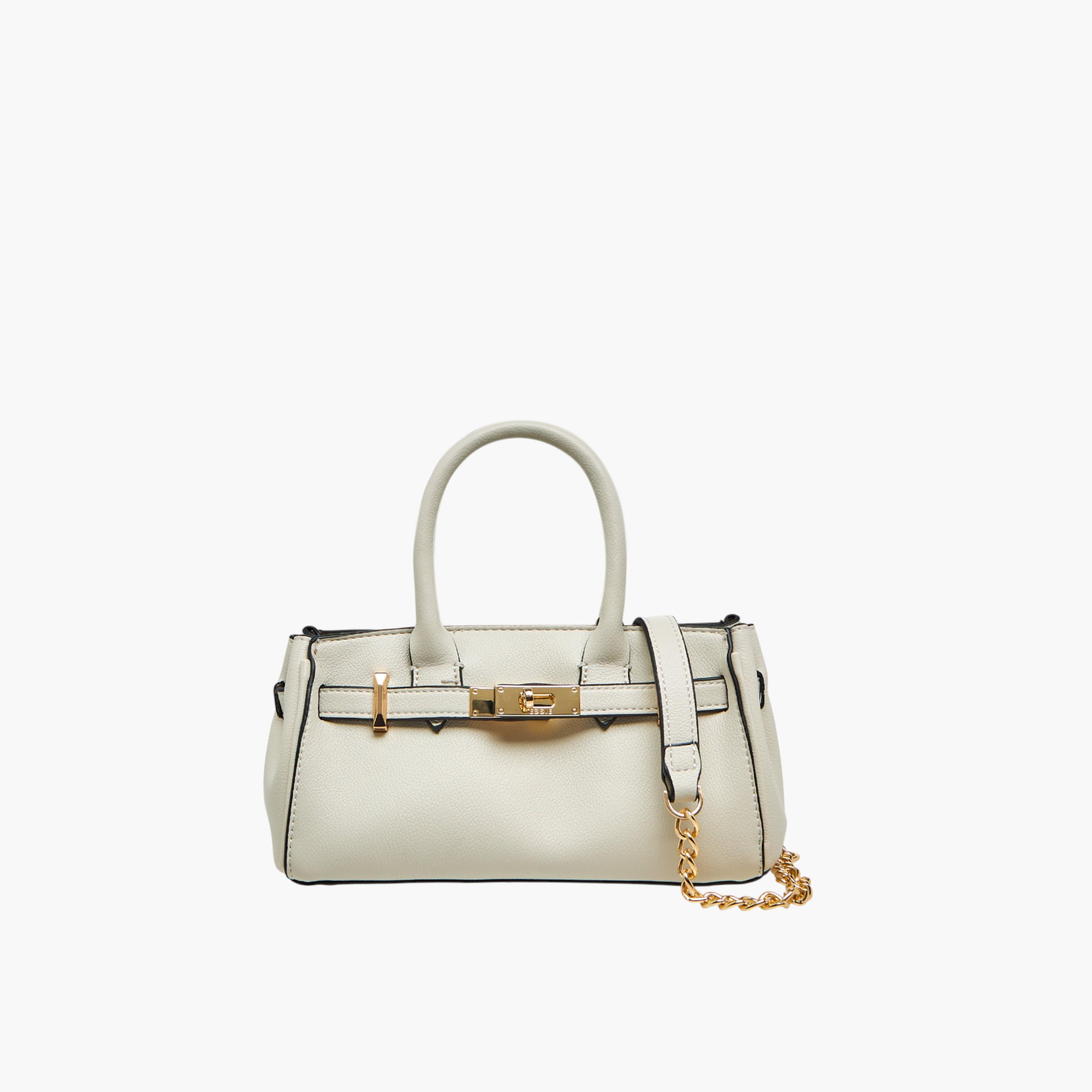 شنطة توتي بارزة الملمس بحزام سلسلة قابل للفصل من بيسي لندن-women-bagsandwallets-handbags-image-1