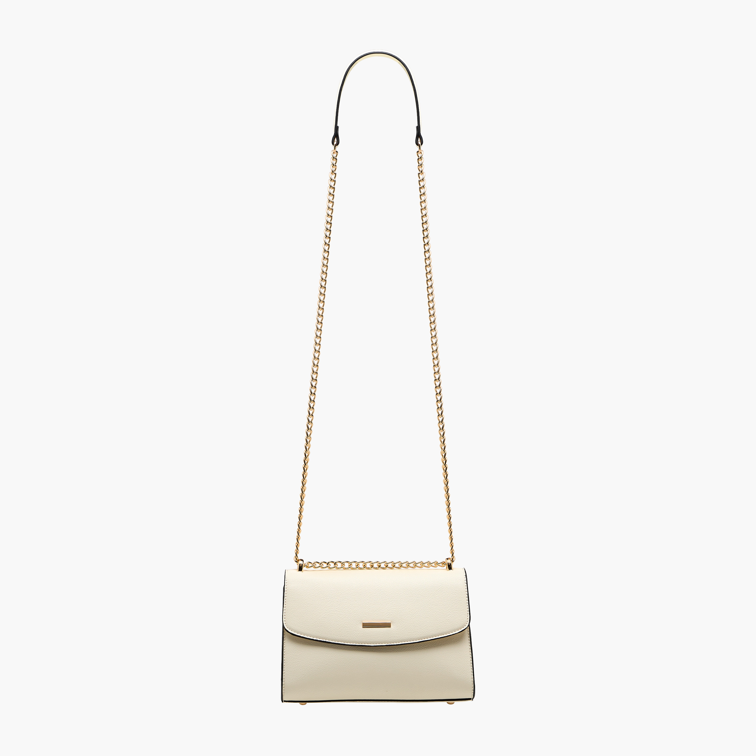 Sasha Jul Textured Crossbody Bag with Chain Strap-women-bagsandwallets-handbags-image-3