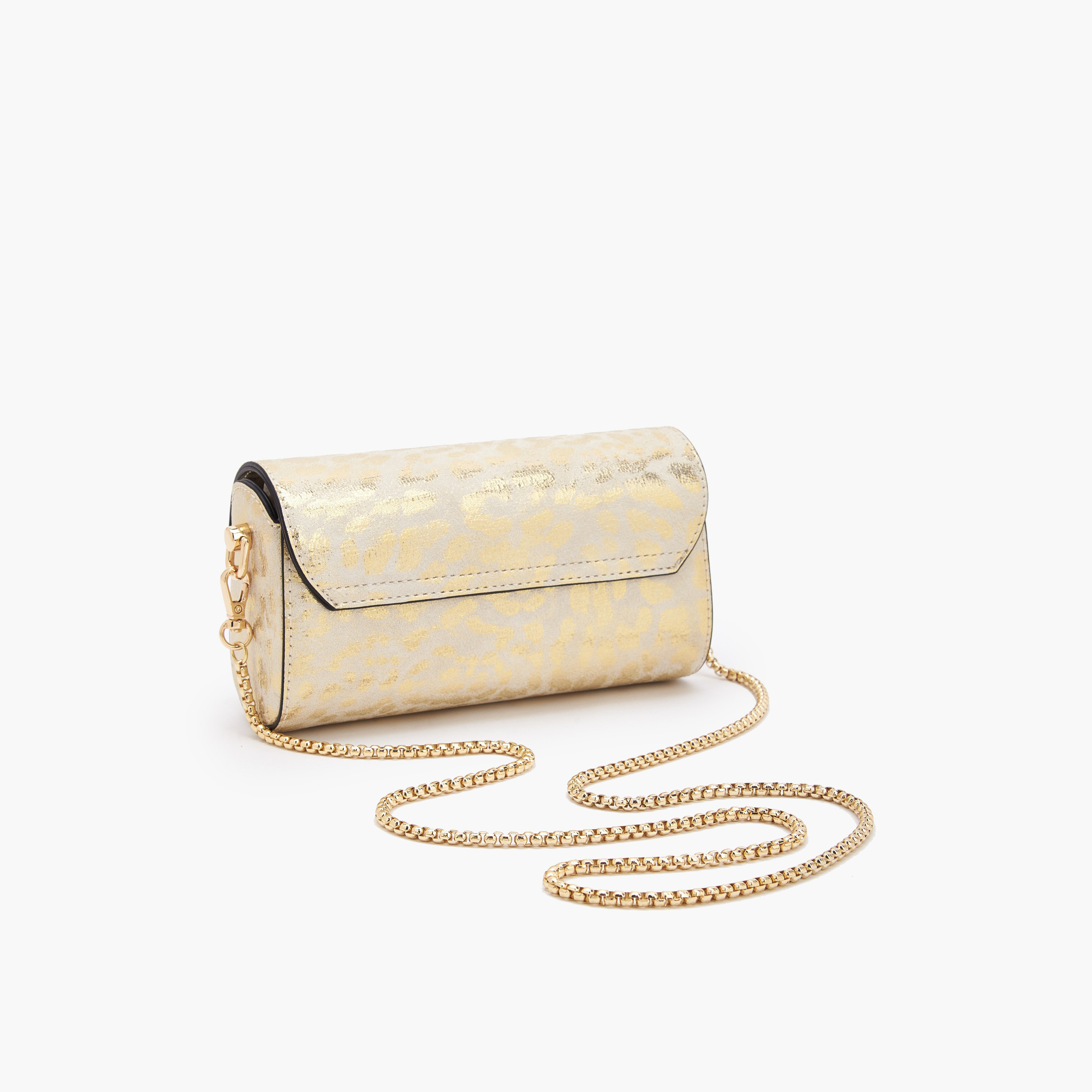 Celeste Metallic Print Crossbody Bag with Chain Strap-women-bagsandwallets-handbags-image-6
