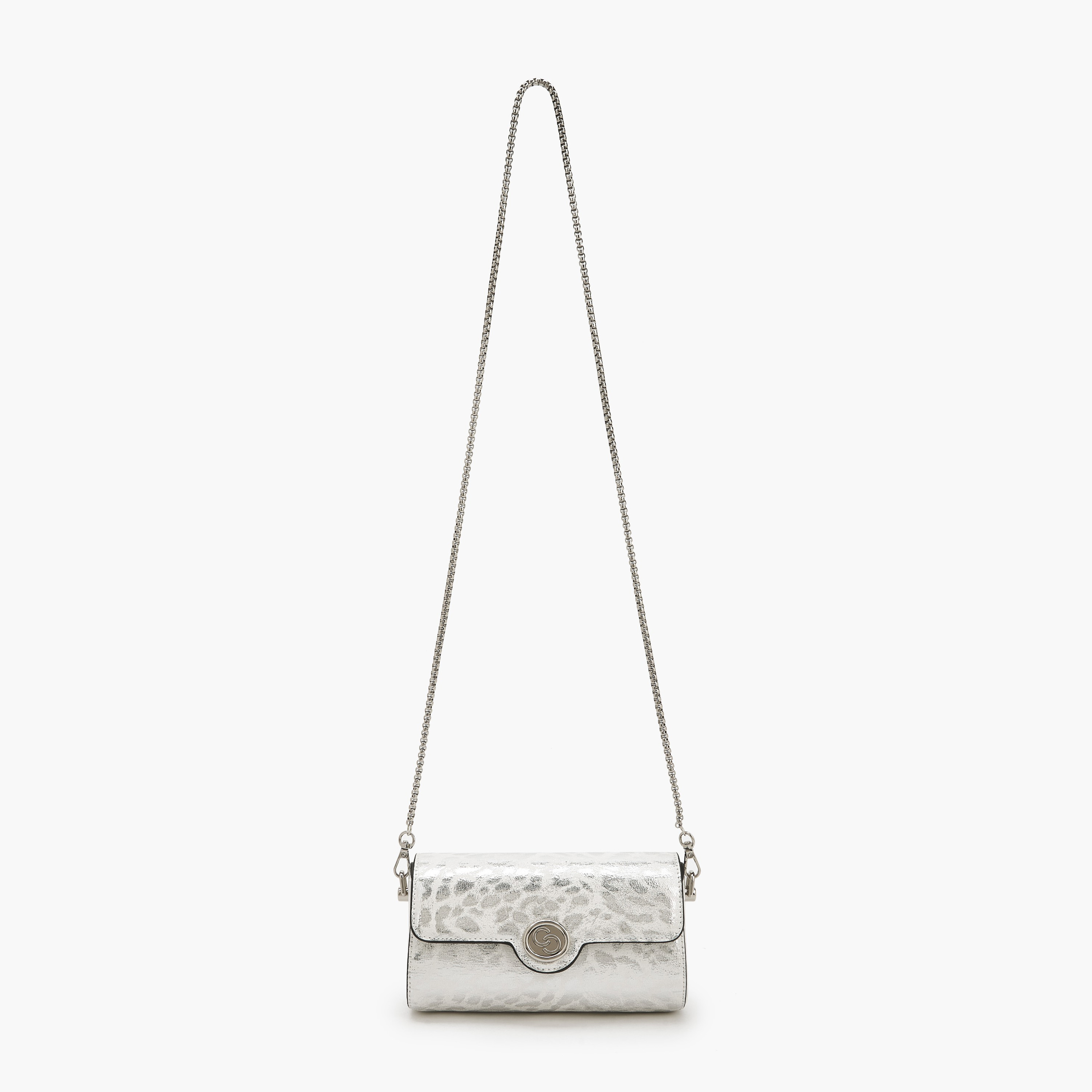 Celeste Metallic Print Crossbody Bag with Chain Strap-women-bagsandwallets-handbags-image-3