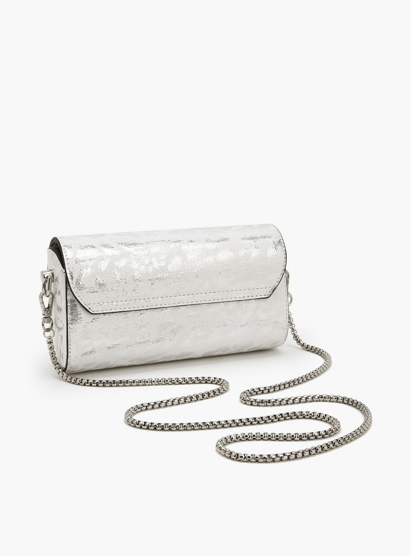 Celeste Metallic Print Crossbody Bag with Chain Strap-women-bagsandwallets-handbags-image-6