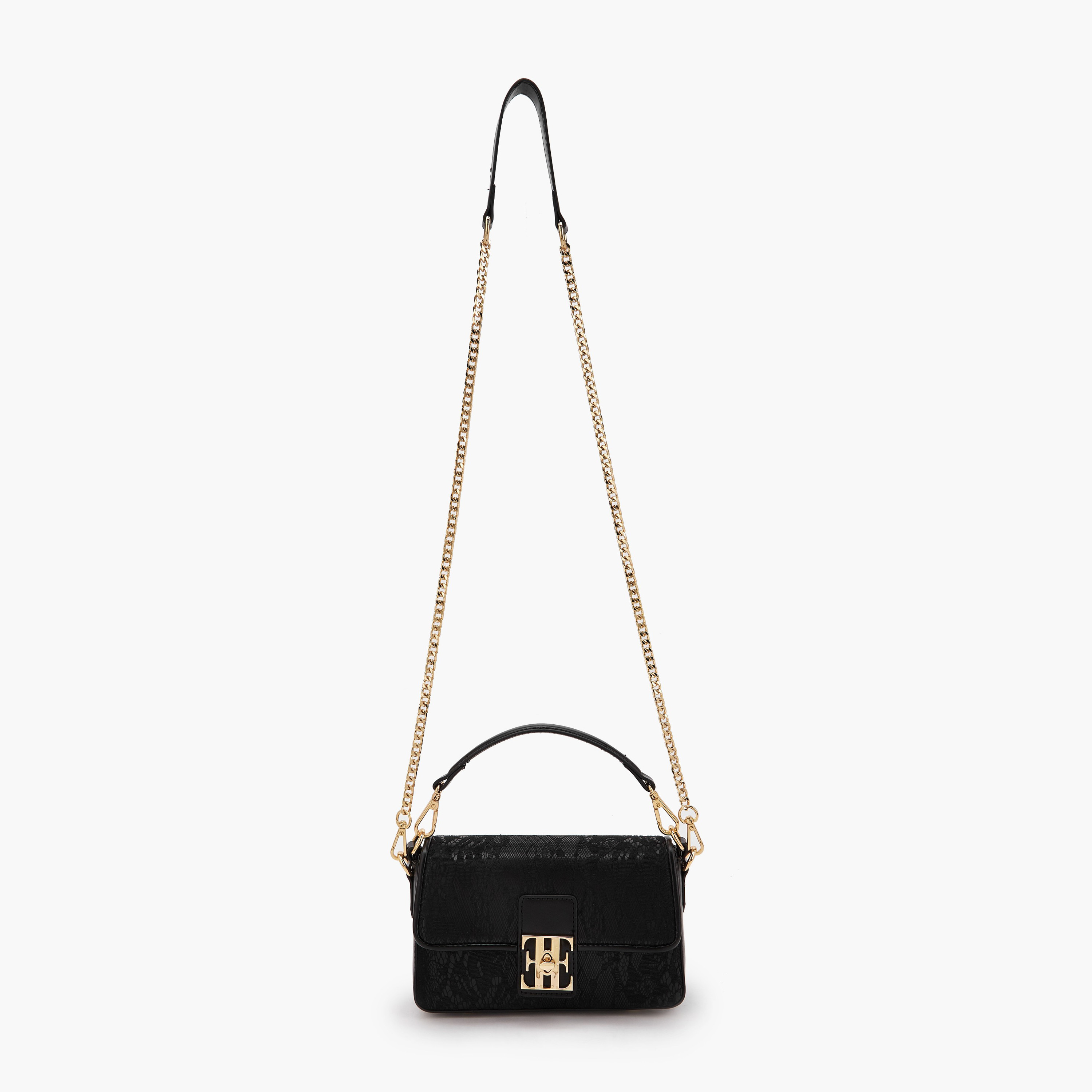 Elle Lace Textured Crossbody Bag with Detachable Strap-women-bagsandwallets-handbags-image-3