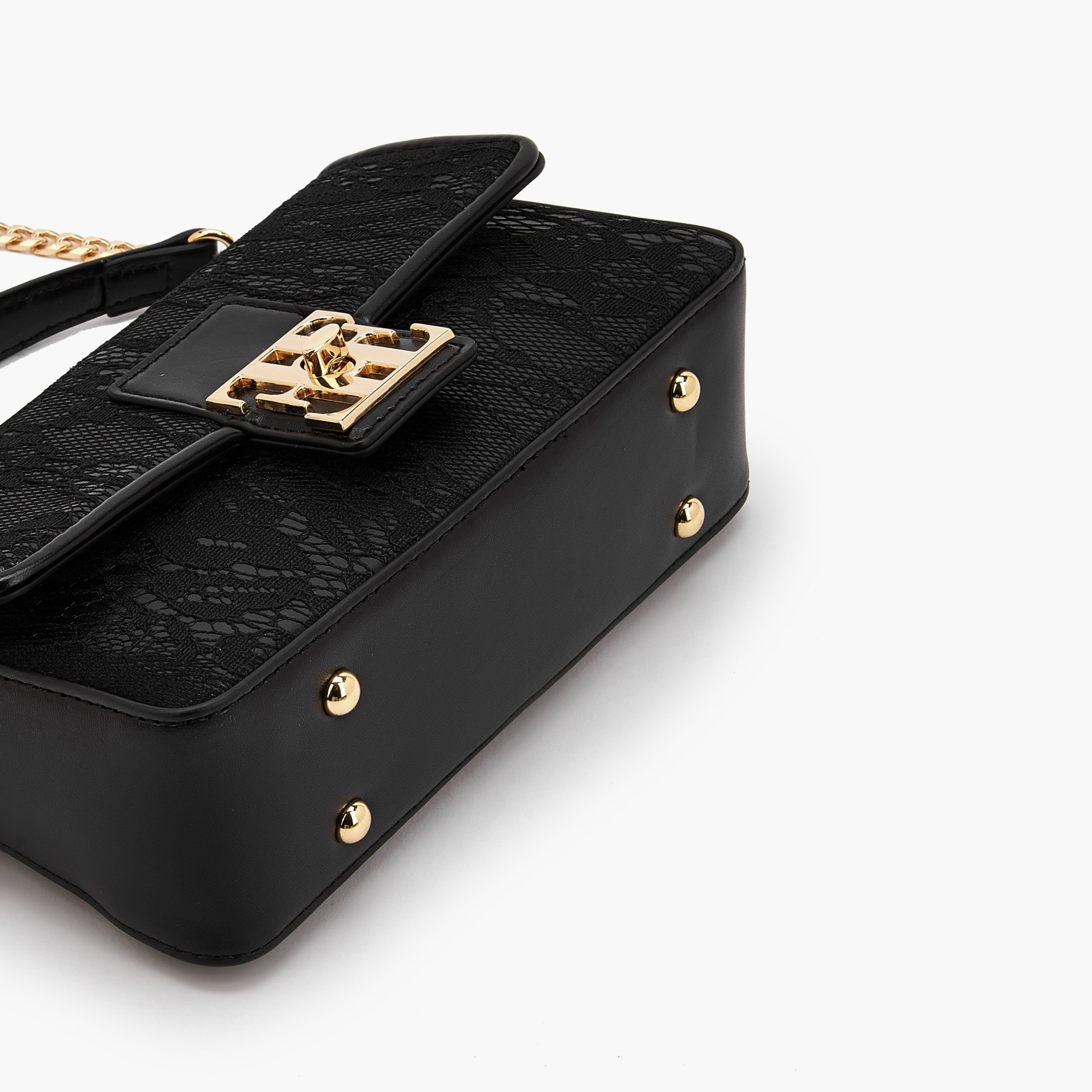 Elle Lace Textured Crossbody Bag with Detachable Strap-women-bagsandwallets-handbags-image-7