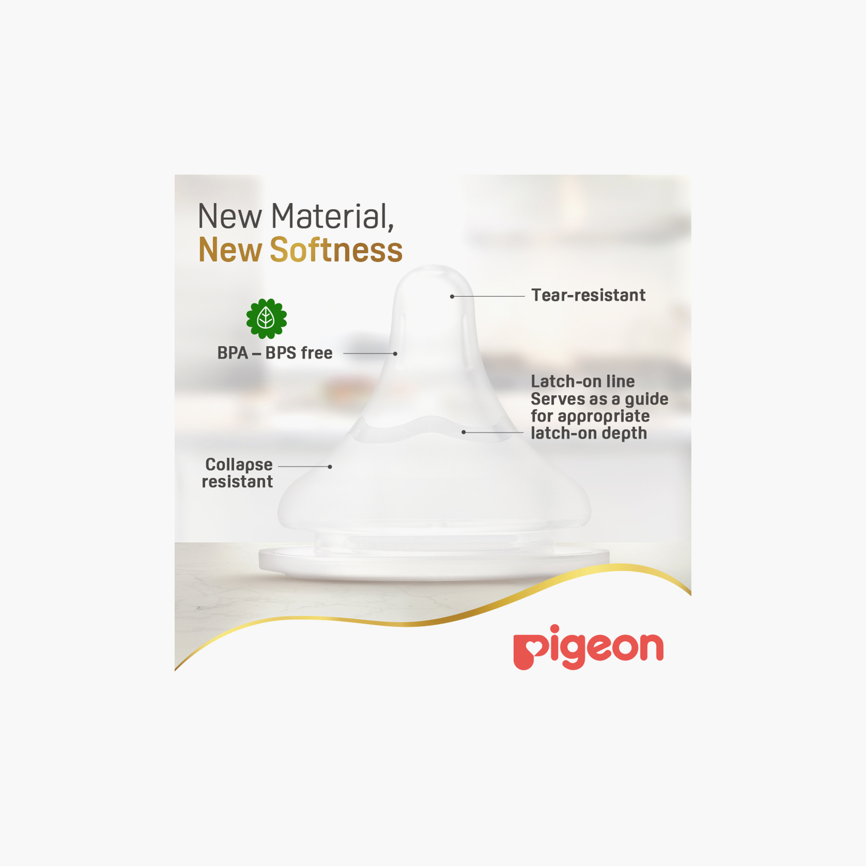 Pigeon Soft Touch BPA Free Glass Feeding Bottle - 240 ml-baby-feeding-feedingbottles-bottlesandteats-image-3