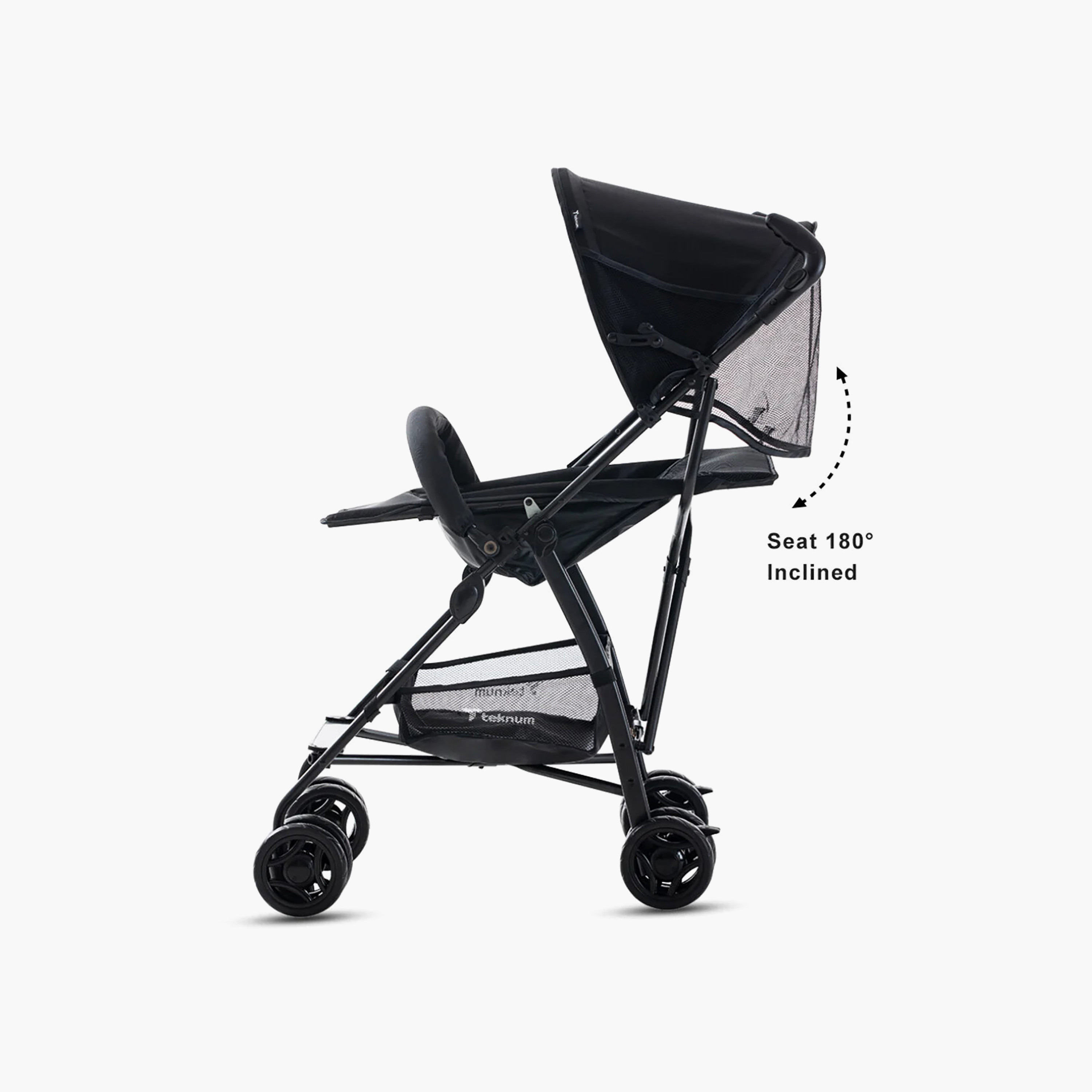 Teknum Eco Lite Stroller - Black-baby-gear-strollersandprams-strollers-image-3