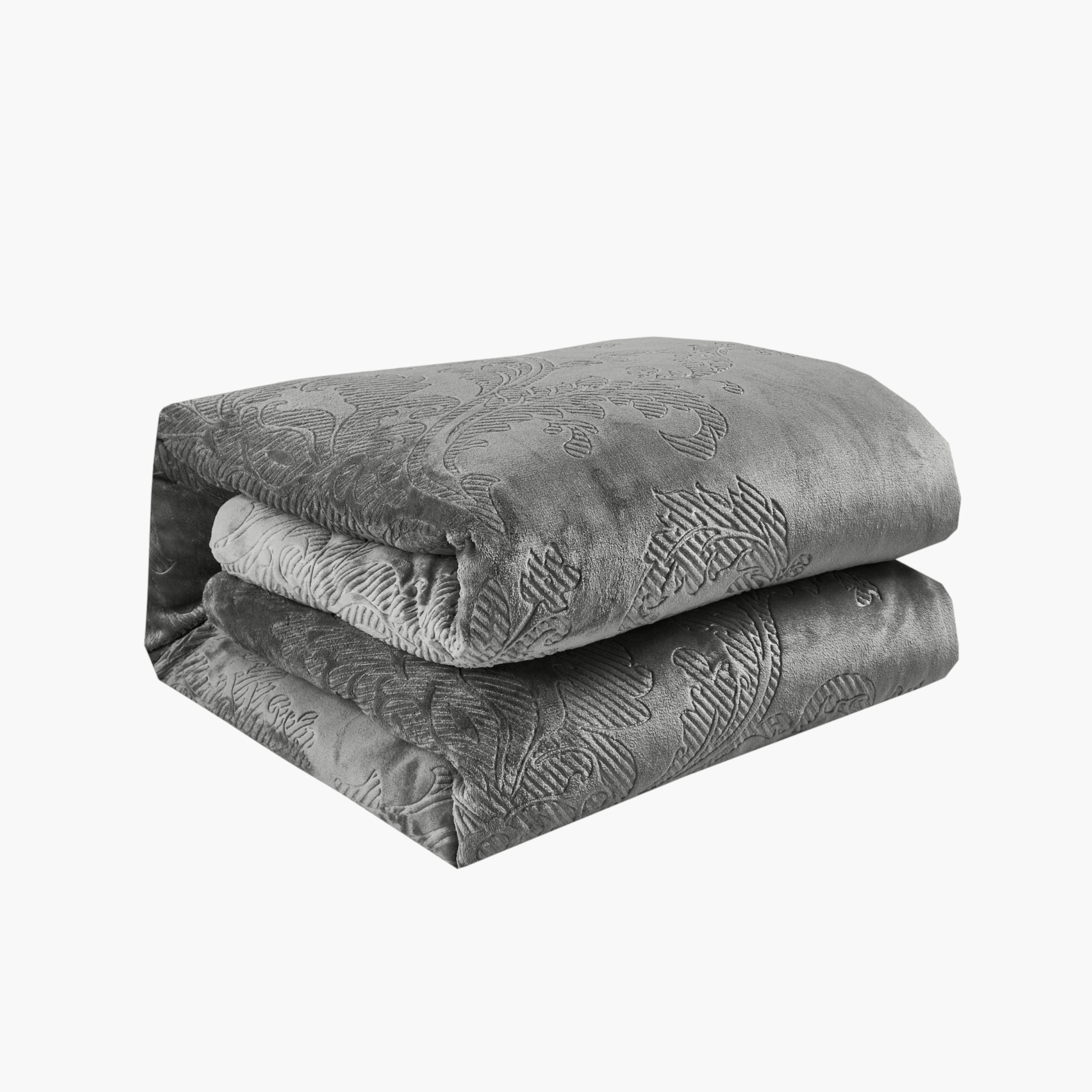 طقم لحاف مخملي منقوش للسرير-household-bedding-comfortersandbedspreads-comforters-image-4