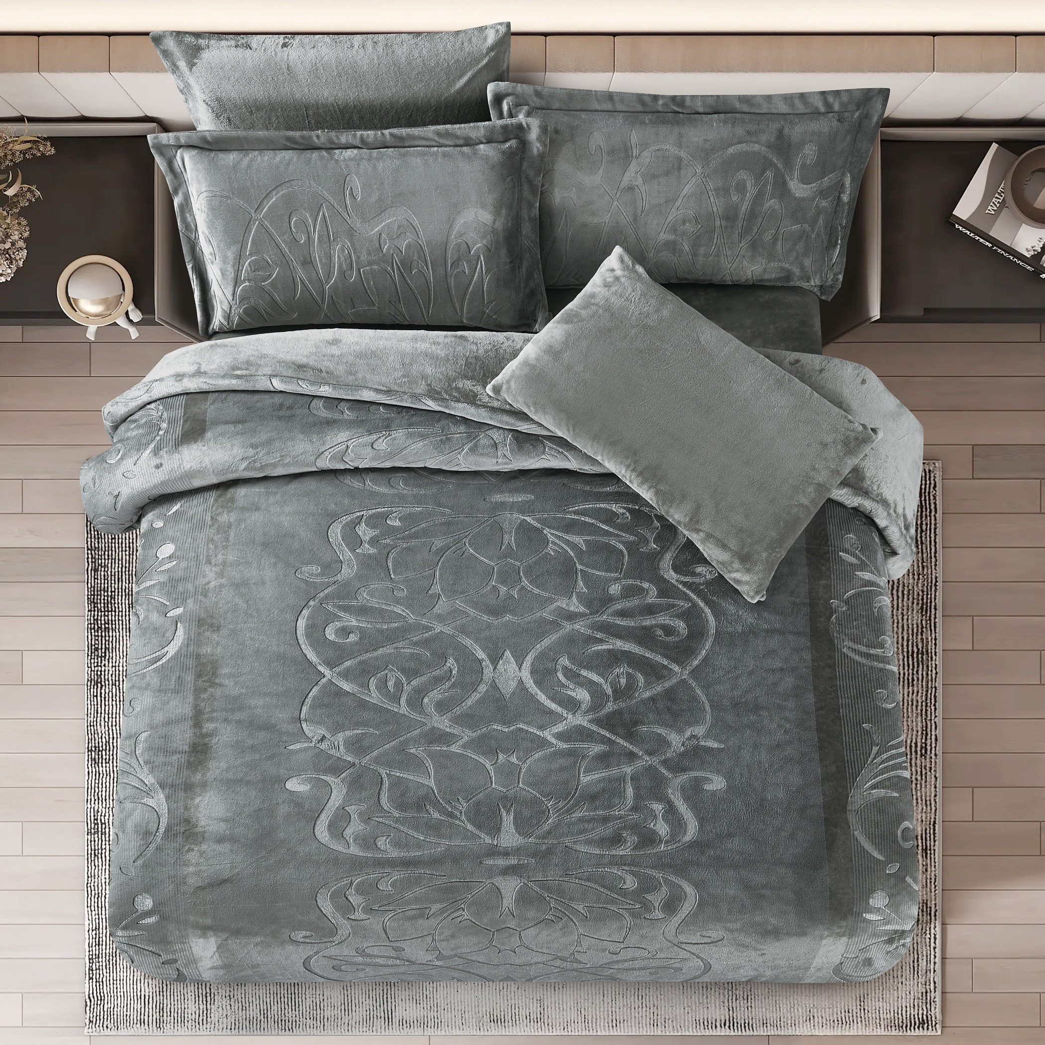 Embossed Velvet Comforter Set King-household-bedding-comfortersandbedspreads-comforters-image-2