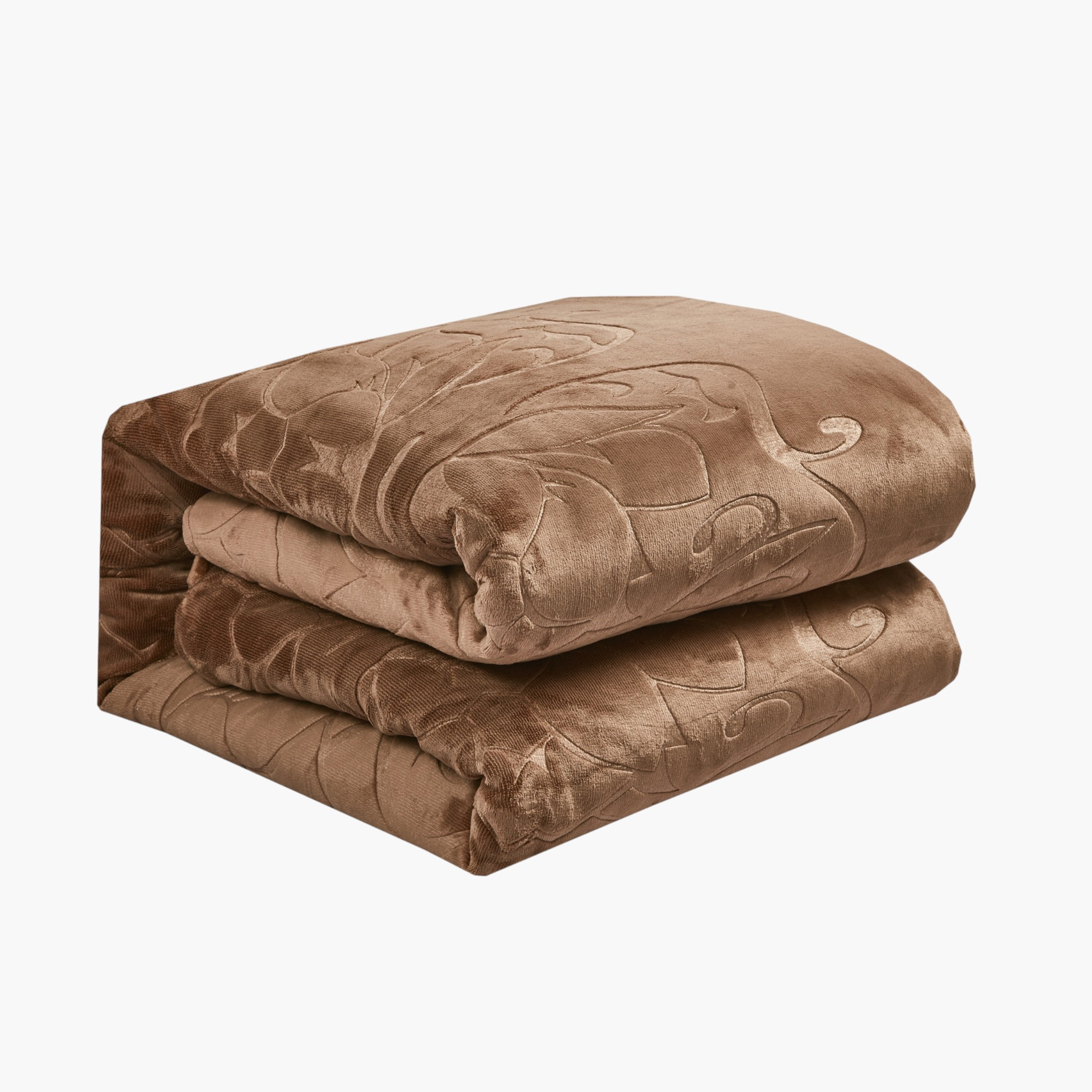 طقم لحاف مخملي منقوش كينج-household-bedding-comfortersandbedspreads-comforters-image-4