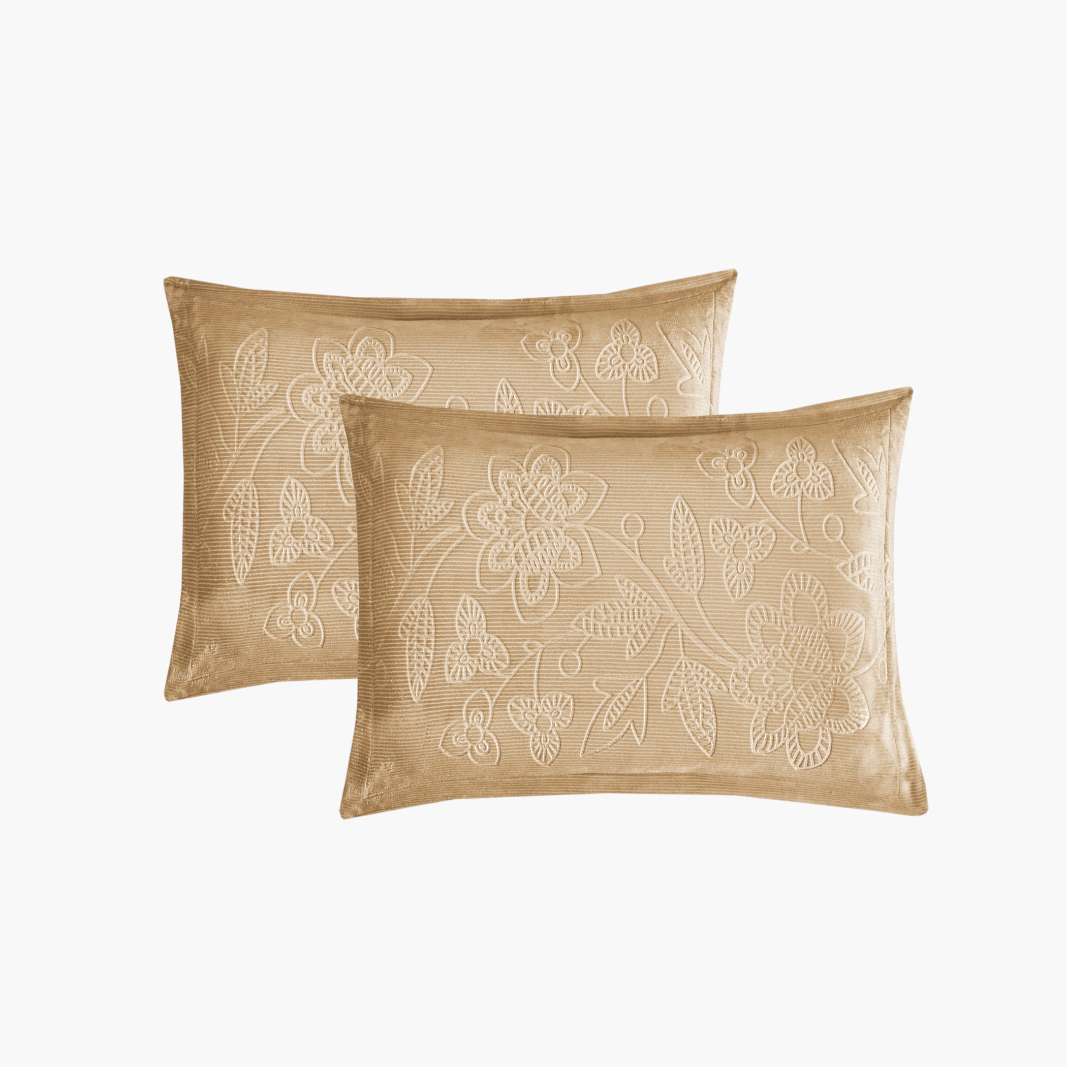 طقم لحاف مخمل منقوش كينج-household-bedding-pillows-image-5