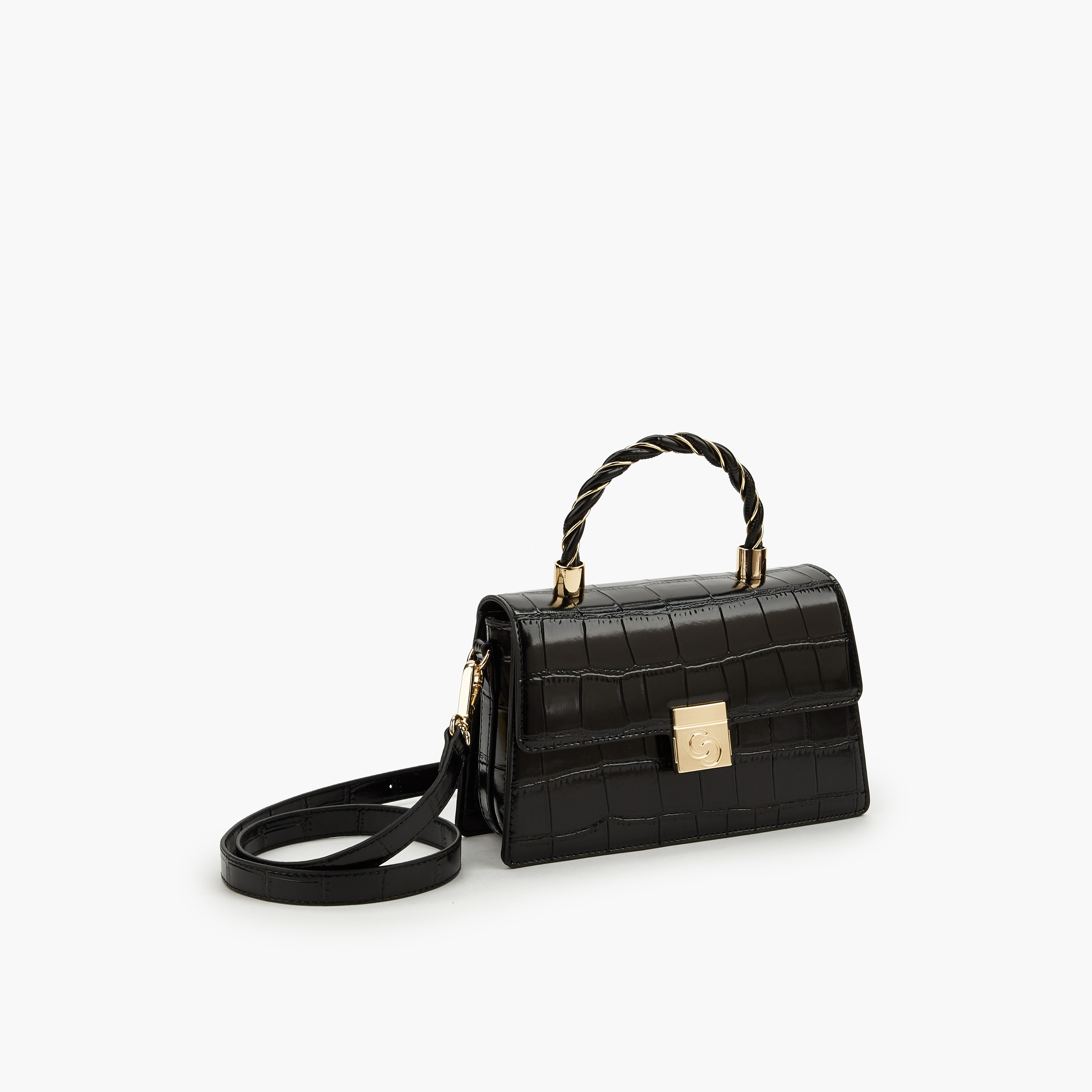 شنطة ساتشيل بارزة الملمس بمقبض علوي من سيليست-women-bagsandwallets-handbags-image-4