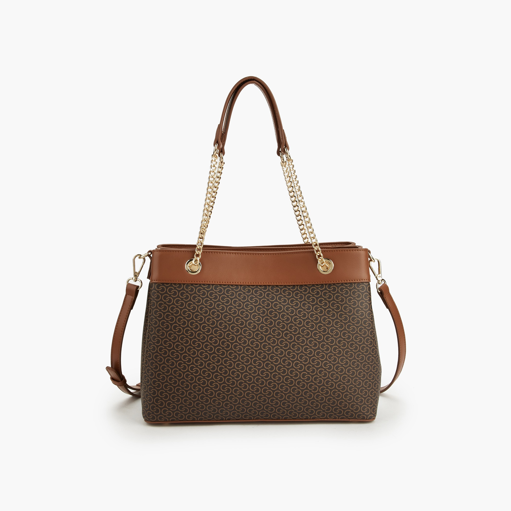 Celeste Monogram Print Tote Bag with Detachable Strap-women-bagsandwallets-handbags-image-5