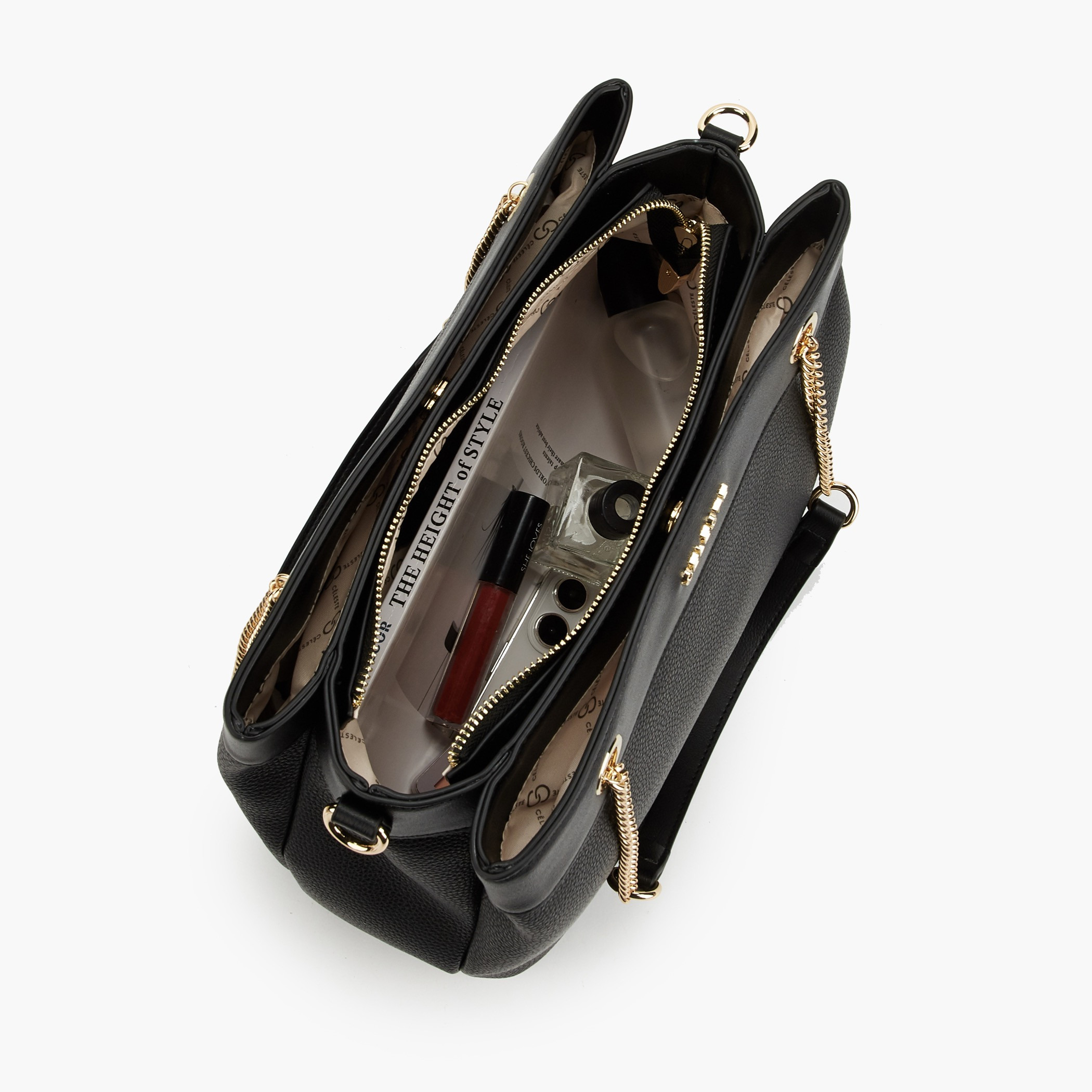 Celeste Monogram Print Tote Bag with Detachable Strap-women-bagsandwallets-handbags-image-7