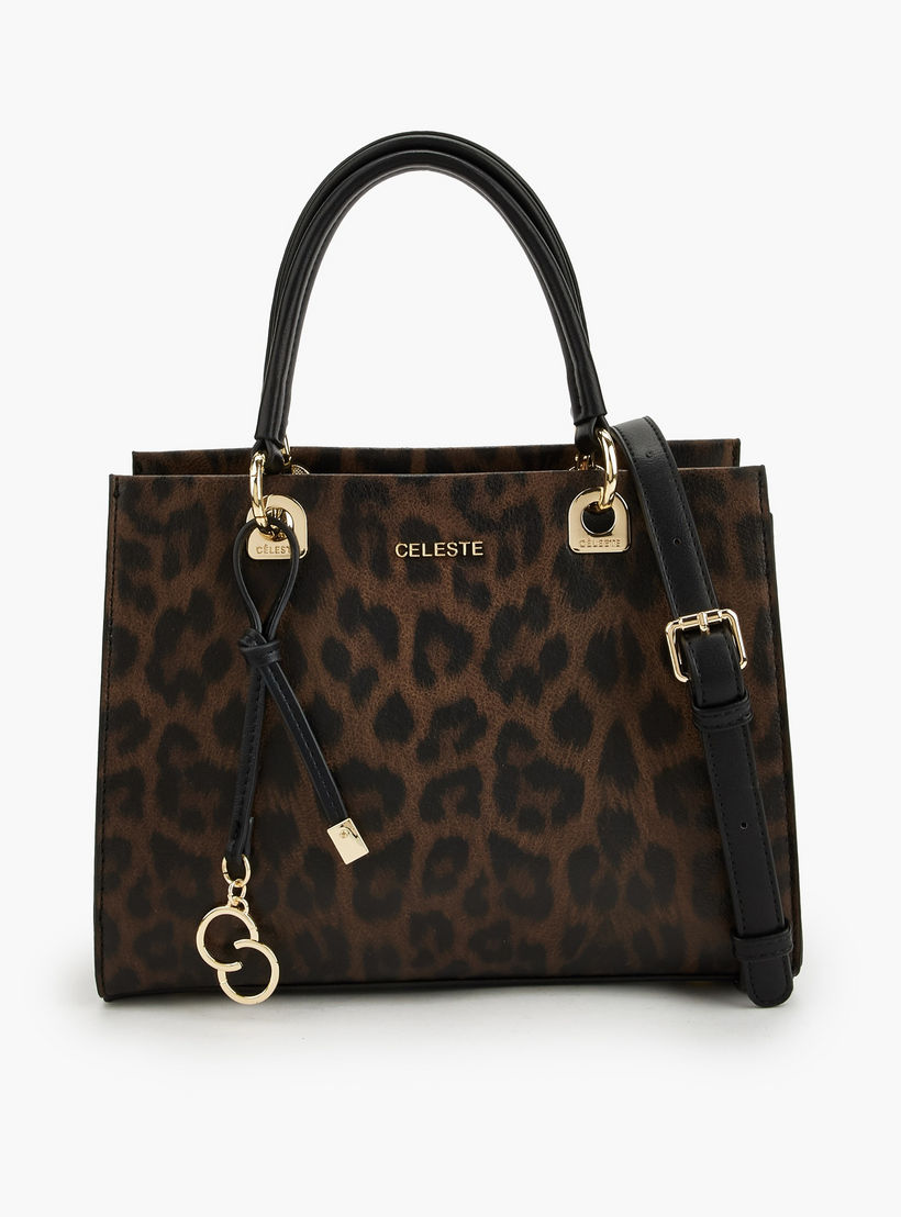 شنطة توتي بطبعات حيوانات مع حزام قابل للفصل من سيليست-women-bagsandwallets-handbags-image-1