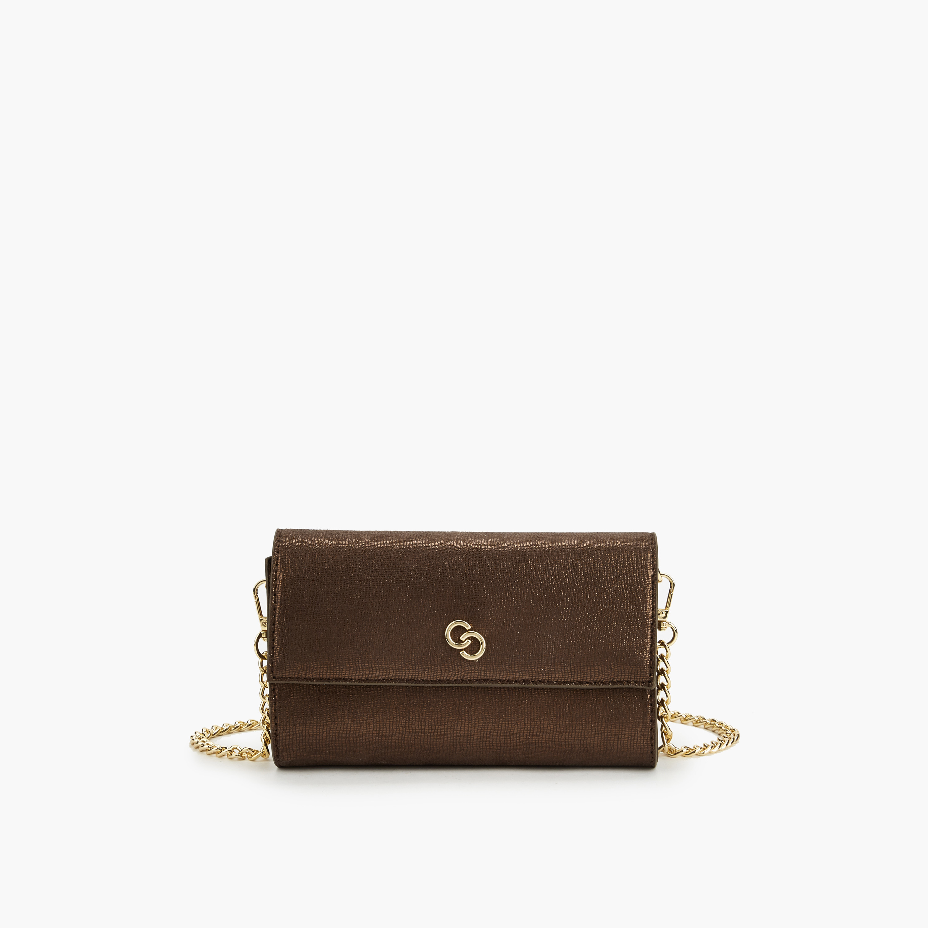شنطة كلاتش معدني مع حزام سلسلة من سيليست-women-bagsandwallets-handbags-image-1