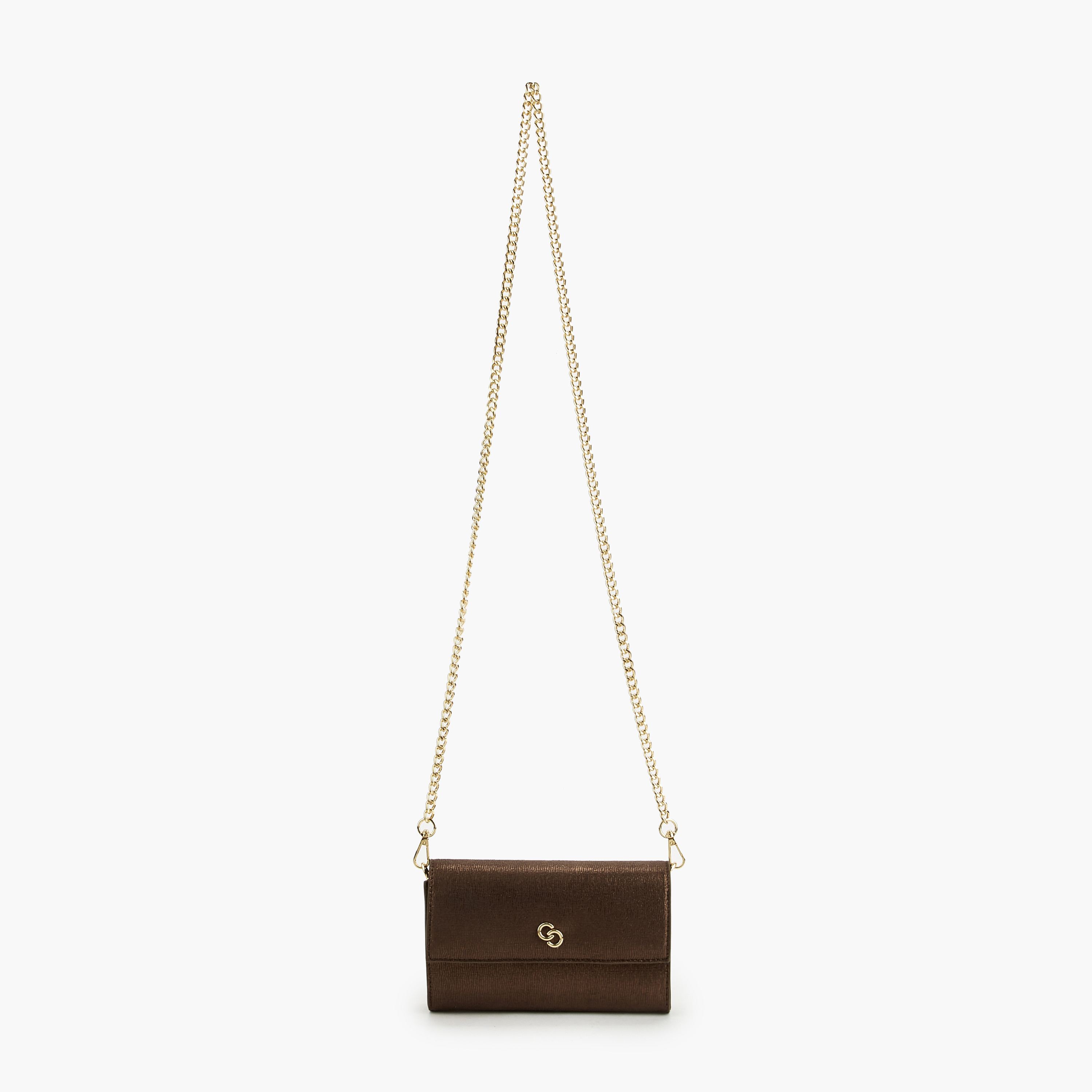 شنطة كلاتش معدني مع حزام سلسلة من سيليست-women-bagsandwallets-handbags-image-3