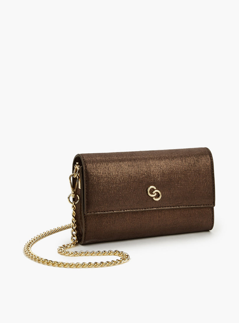 شنطة كلاتش معدني مع حزام سلسلة من سيليست-women-bagsandwallets-handbags-image-4
