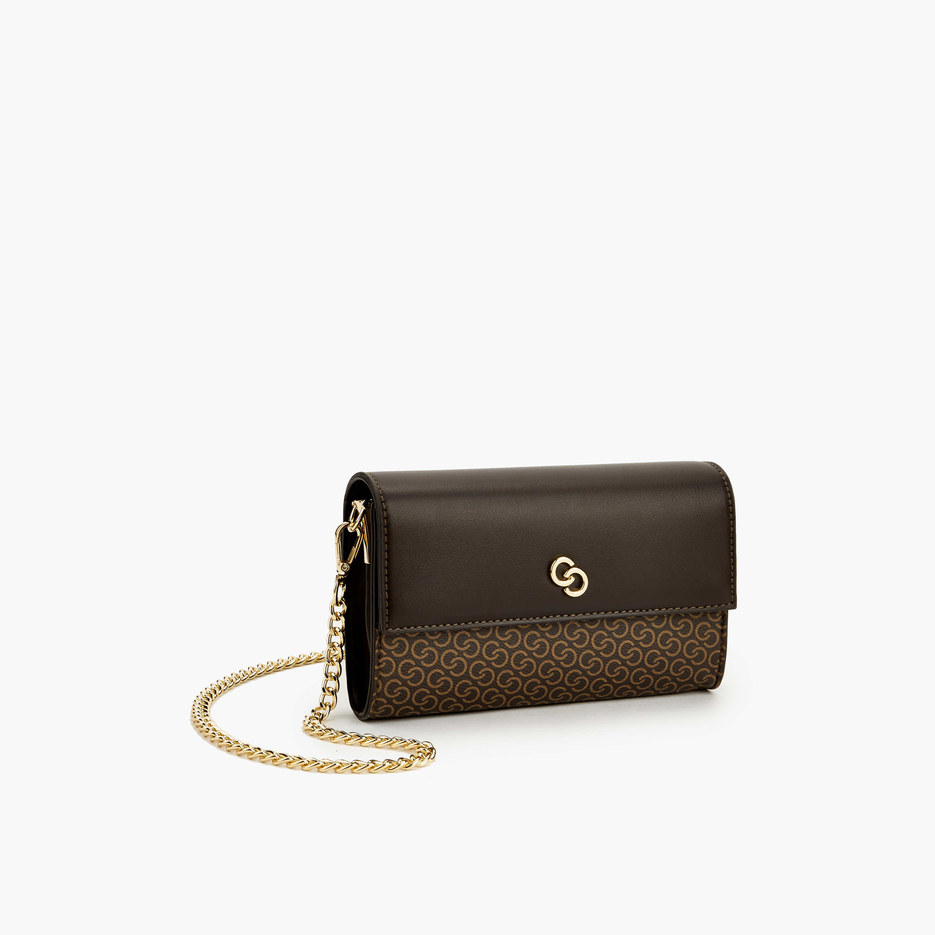 Celeste Monogram Print Clutch with Chain Strap-women-bagsandwallets-handbags-image-4