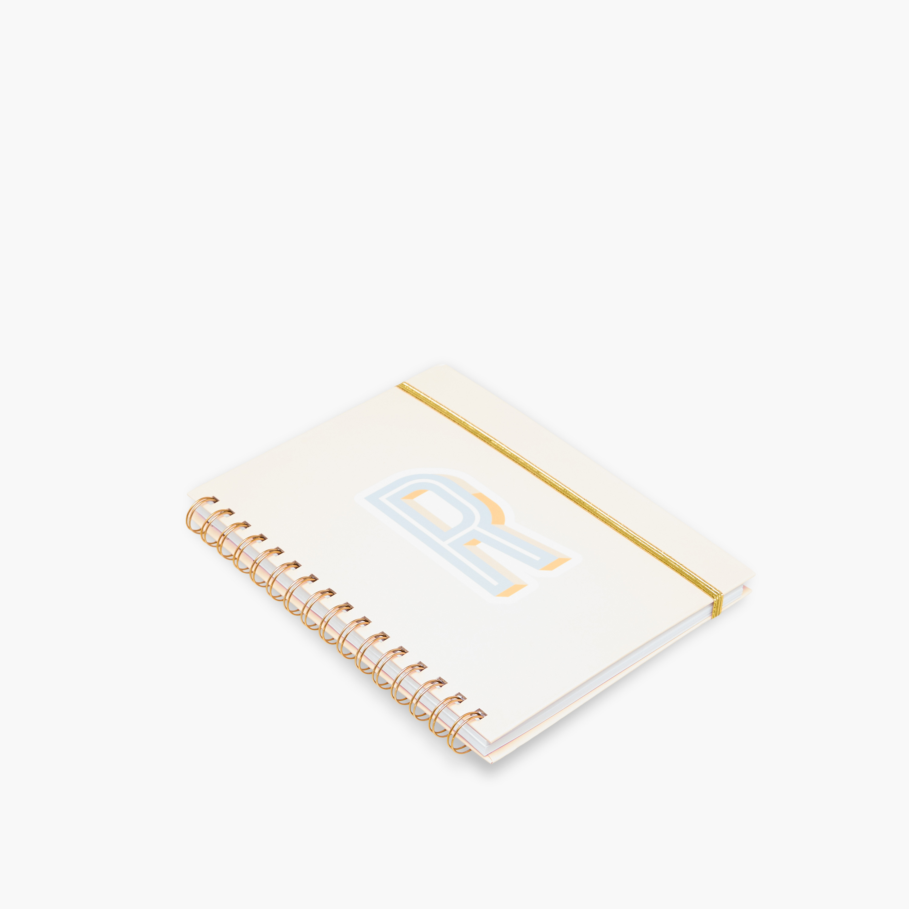 R Initial Print Notebook with Spiral Binding - 80 Pages-school-stationery-notebooks-image-3