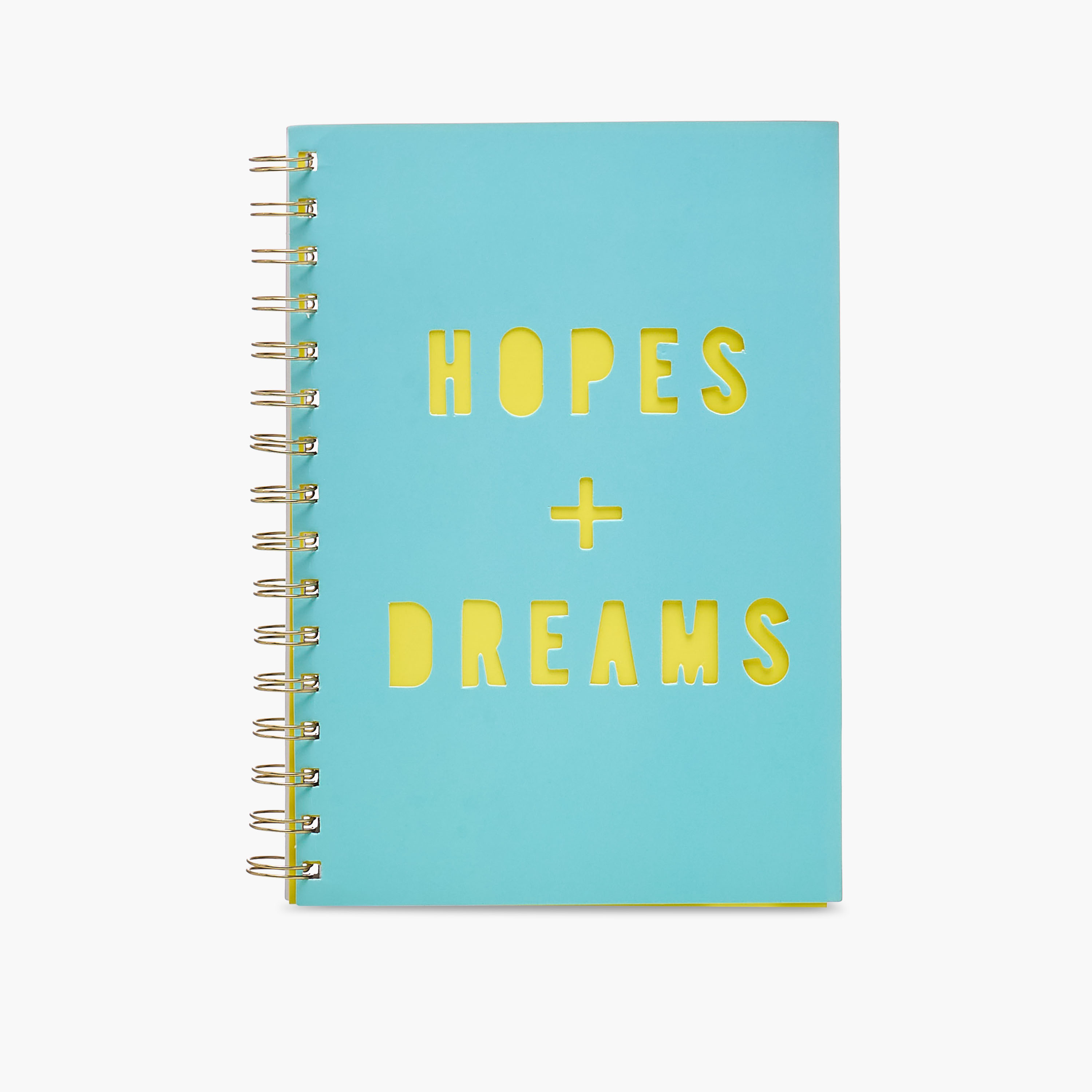 Hopes and Dreams Print A5 Notebook with Spiral Binding - 60 Pages-school-stationery-notebooks-image-1