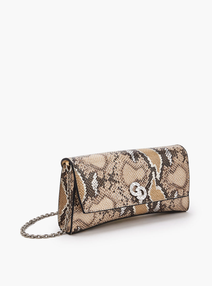 Celeste Animal Print Clutch with Chain Strap-women-bagsandwallets-handbags-image-5