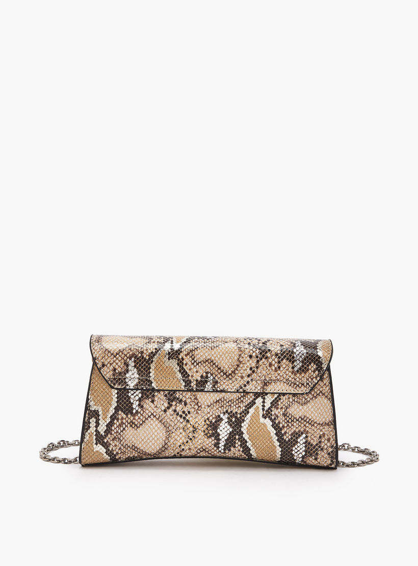 Celeste Animal Print Clutch with Chain Strap-women-bagsandwallets-handbags-image-6