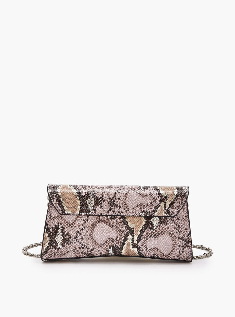 Celeste Animal Print Clutch with Chain Strap-women-bagsandwallets-handbags-image-5